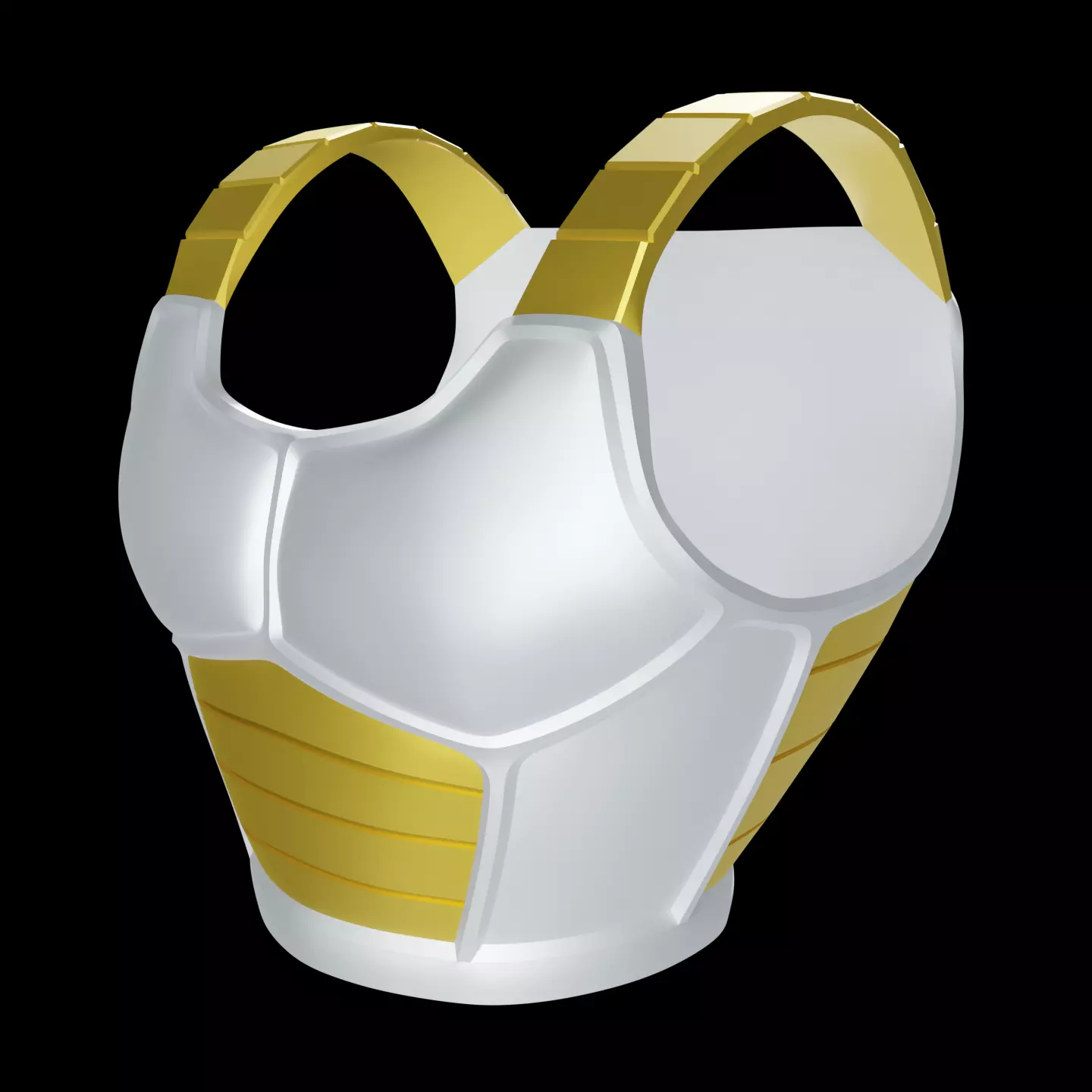 Vegeta Saiyan Armor  3D print model_0