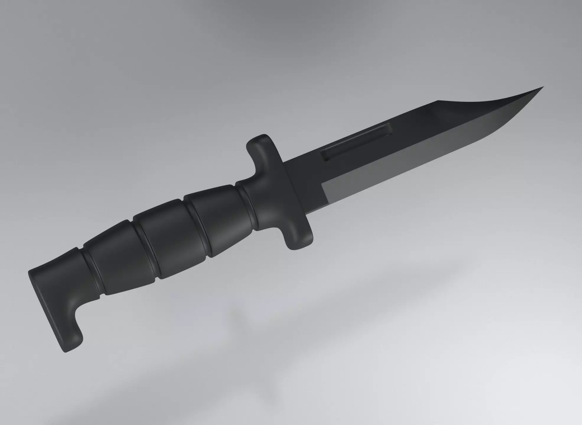 black knife 3D model_0