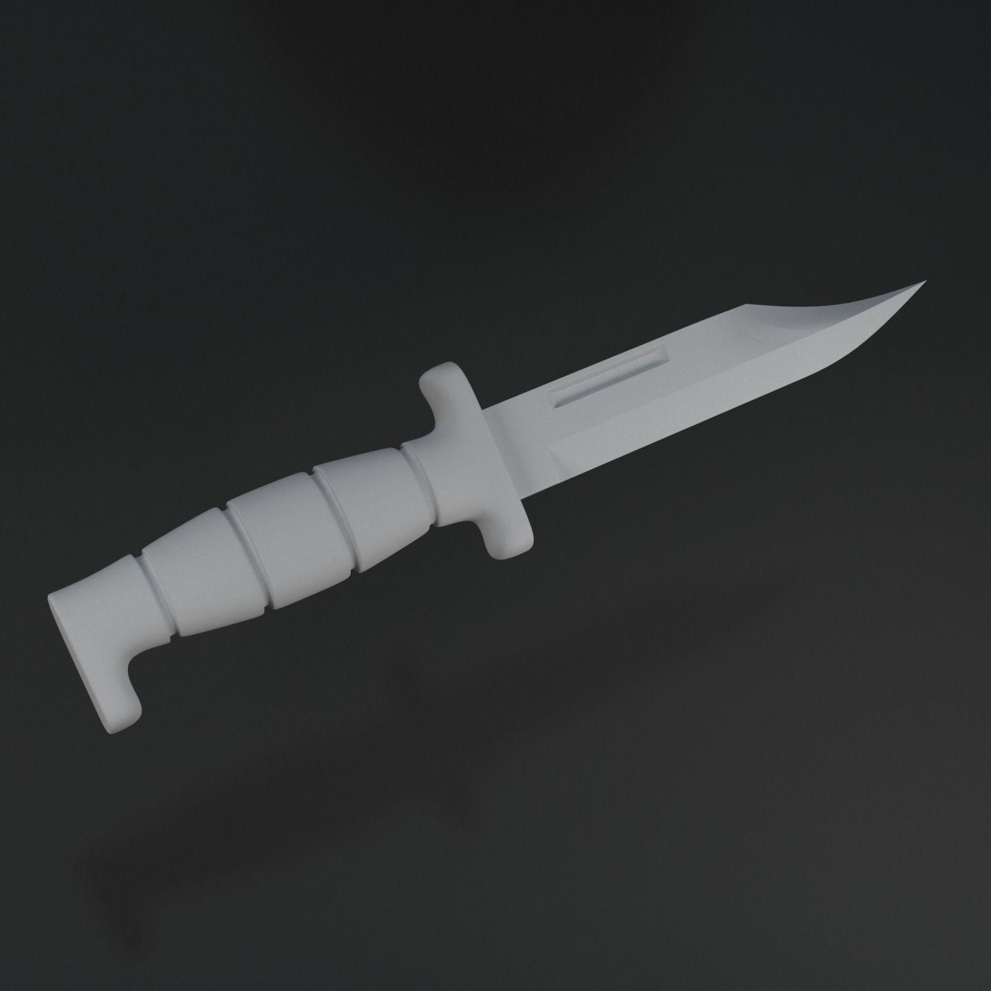 black knife 3D model_1