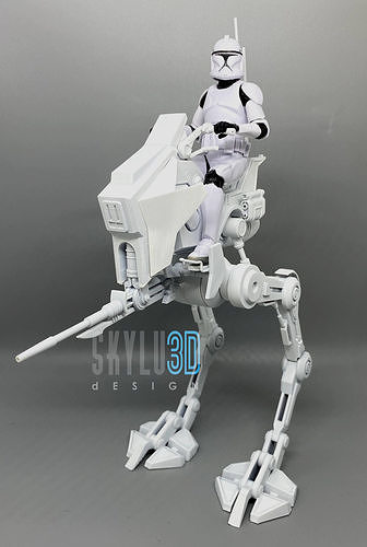 AT-RT Walker One12 Scale STL 3D print model