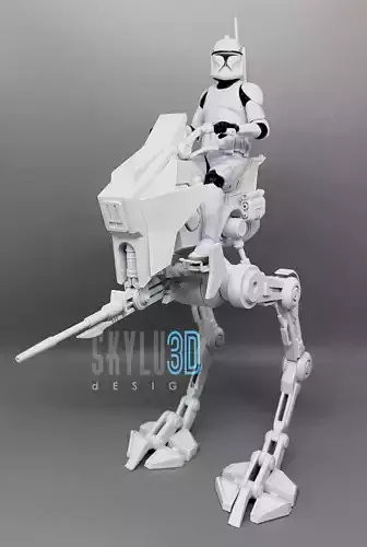 AT-RT Walker One12 Scale STL 3D print model