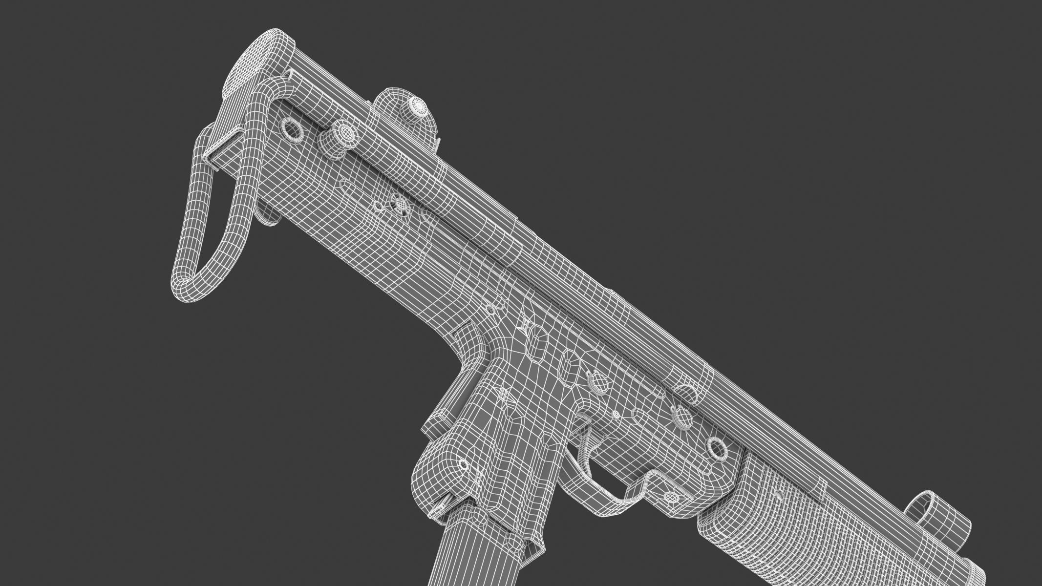 FMK-3 submachine gun 3D model_26