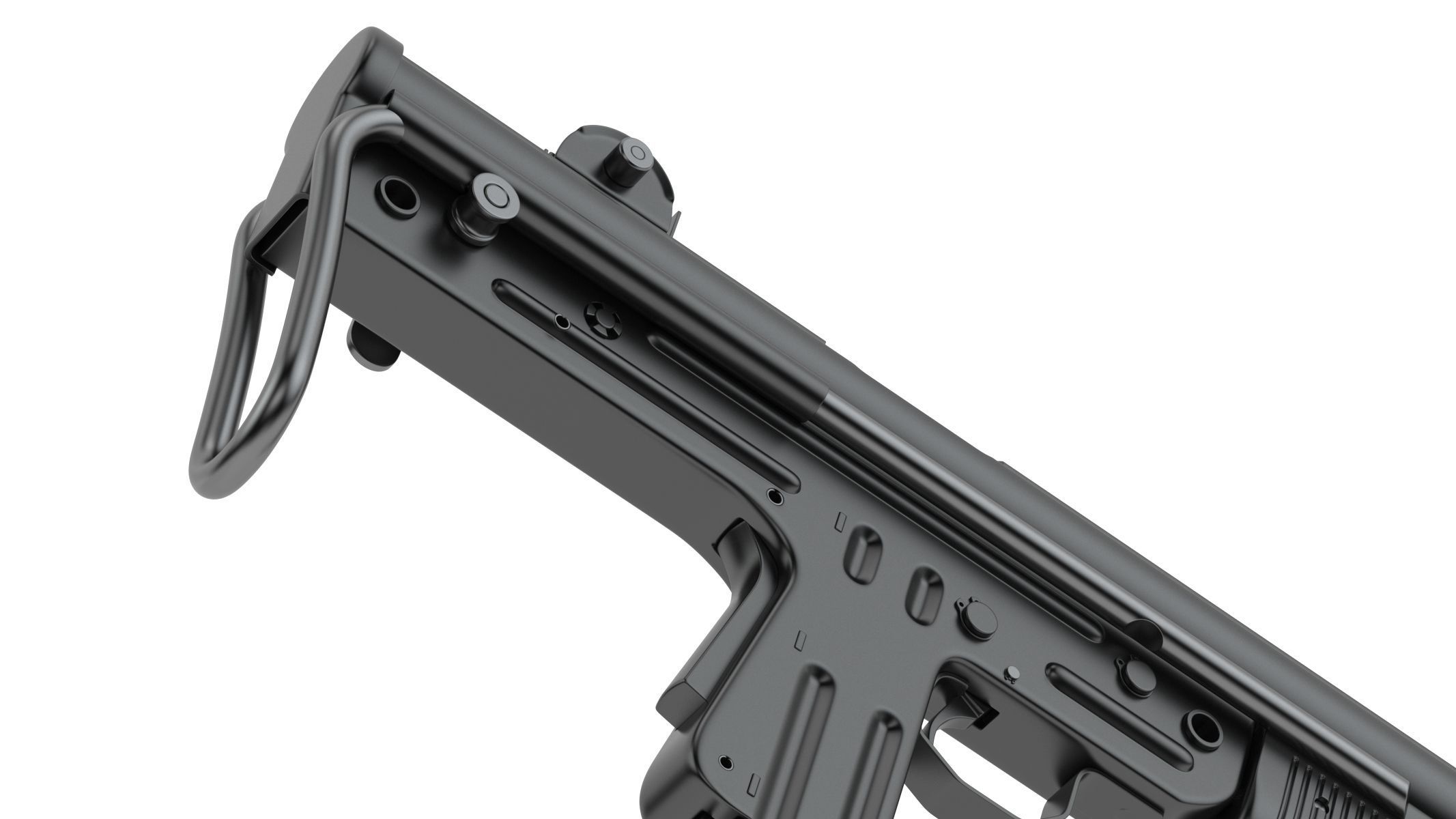 FMK-3 submachine gun 3D model_11