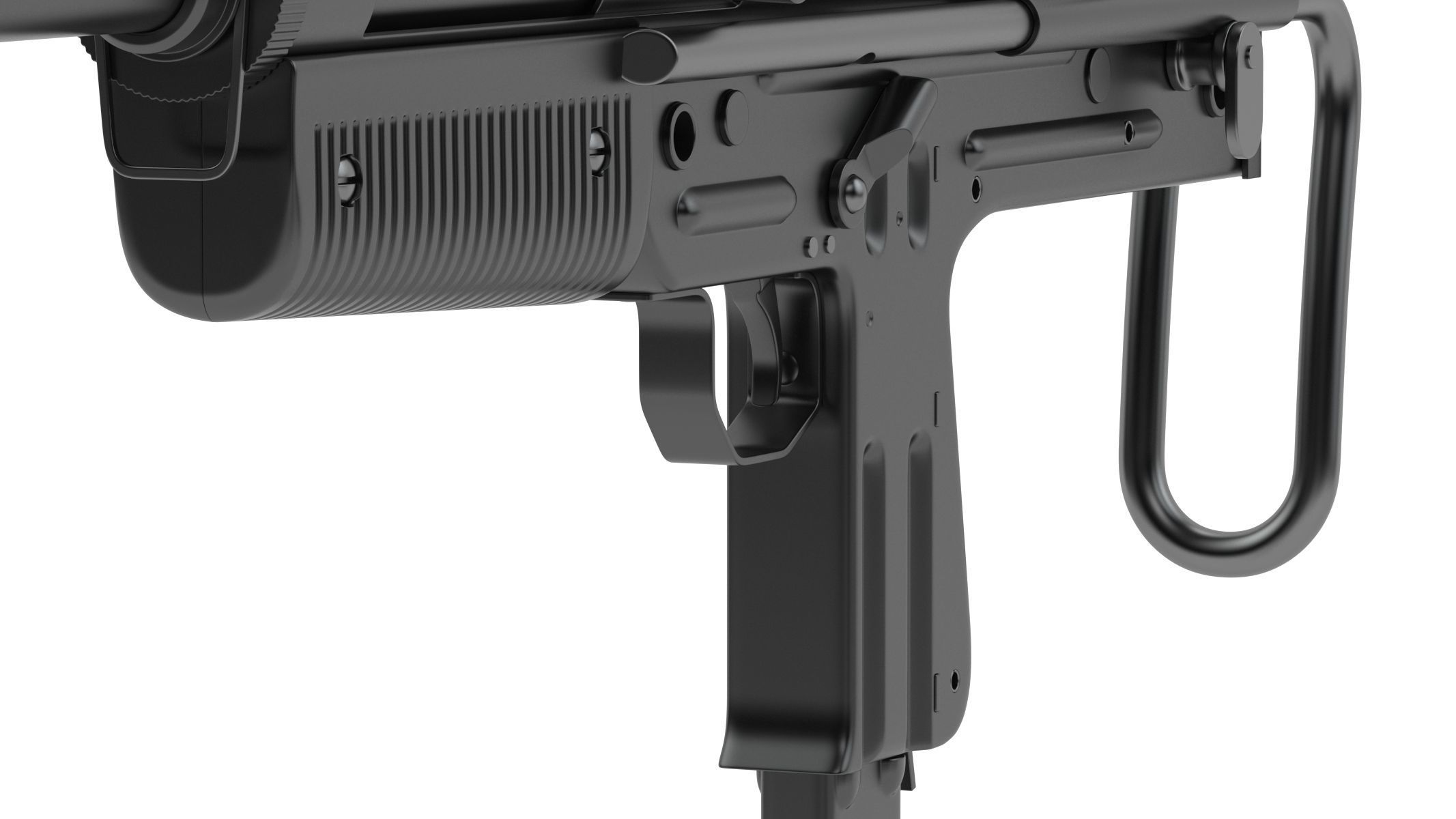 FMK-3 submachine gun 3D model_8