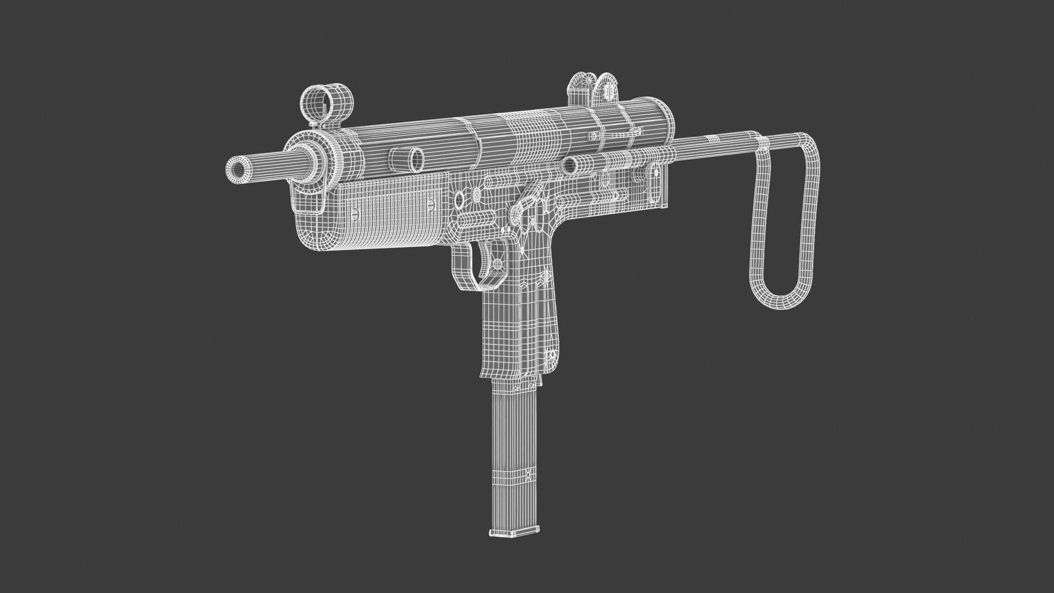 FMK-3 submachine gun 3D model_18