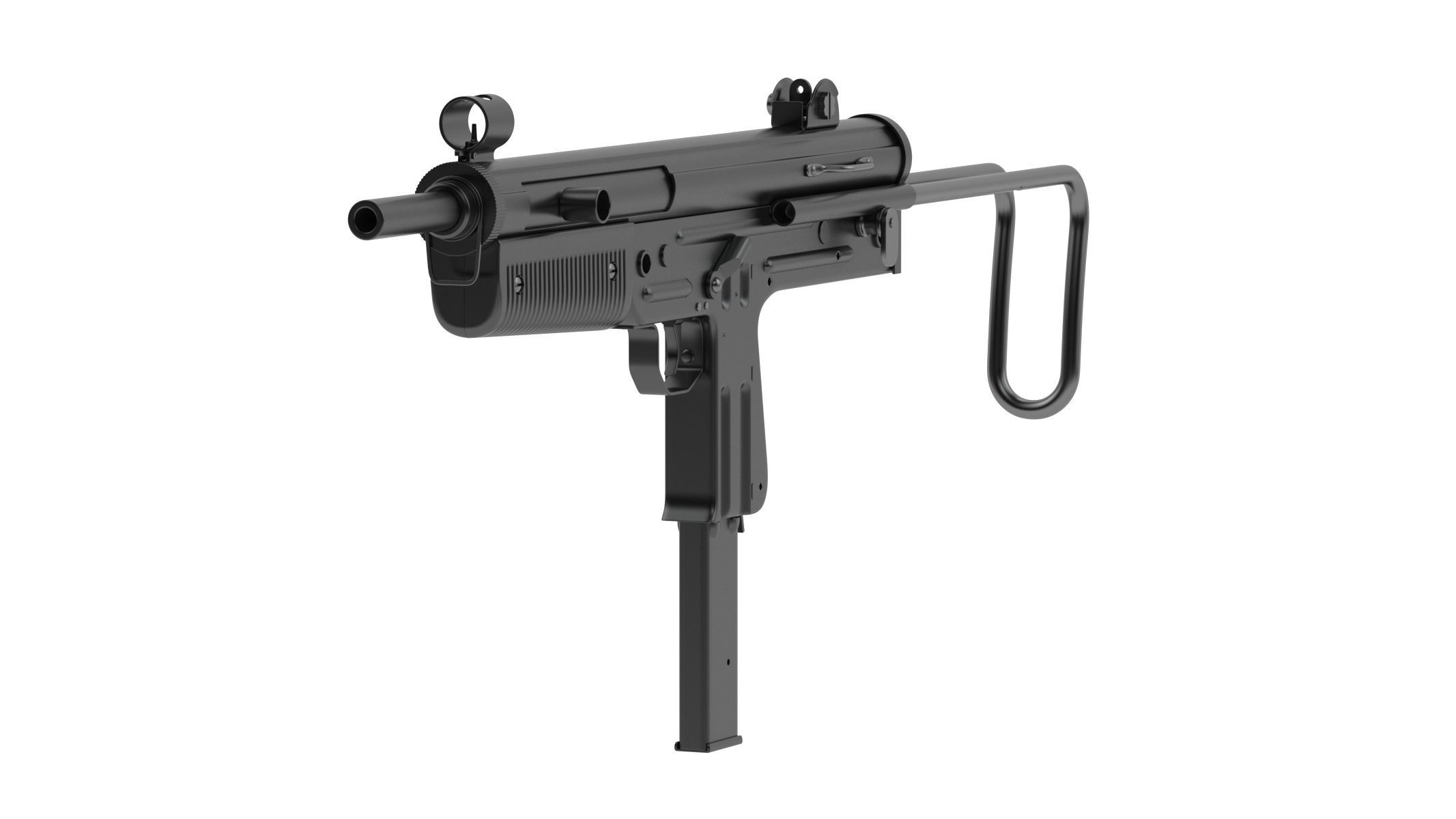 FMK-3 submachine gun 3D model_3