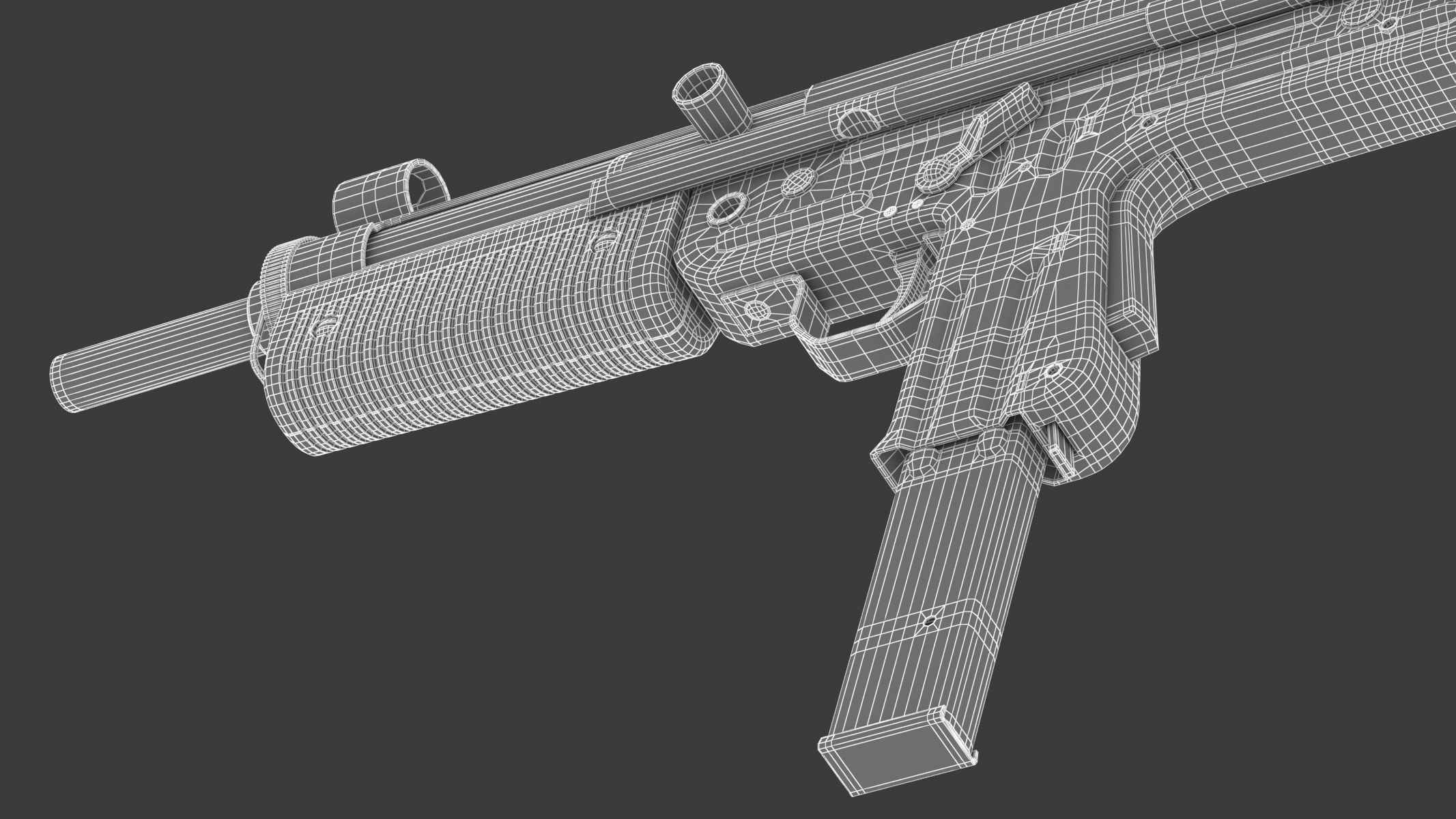 FMK-3 submachine gun 3D model_25