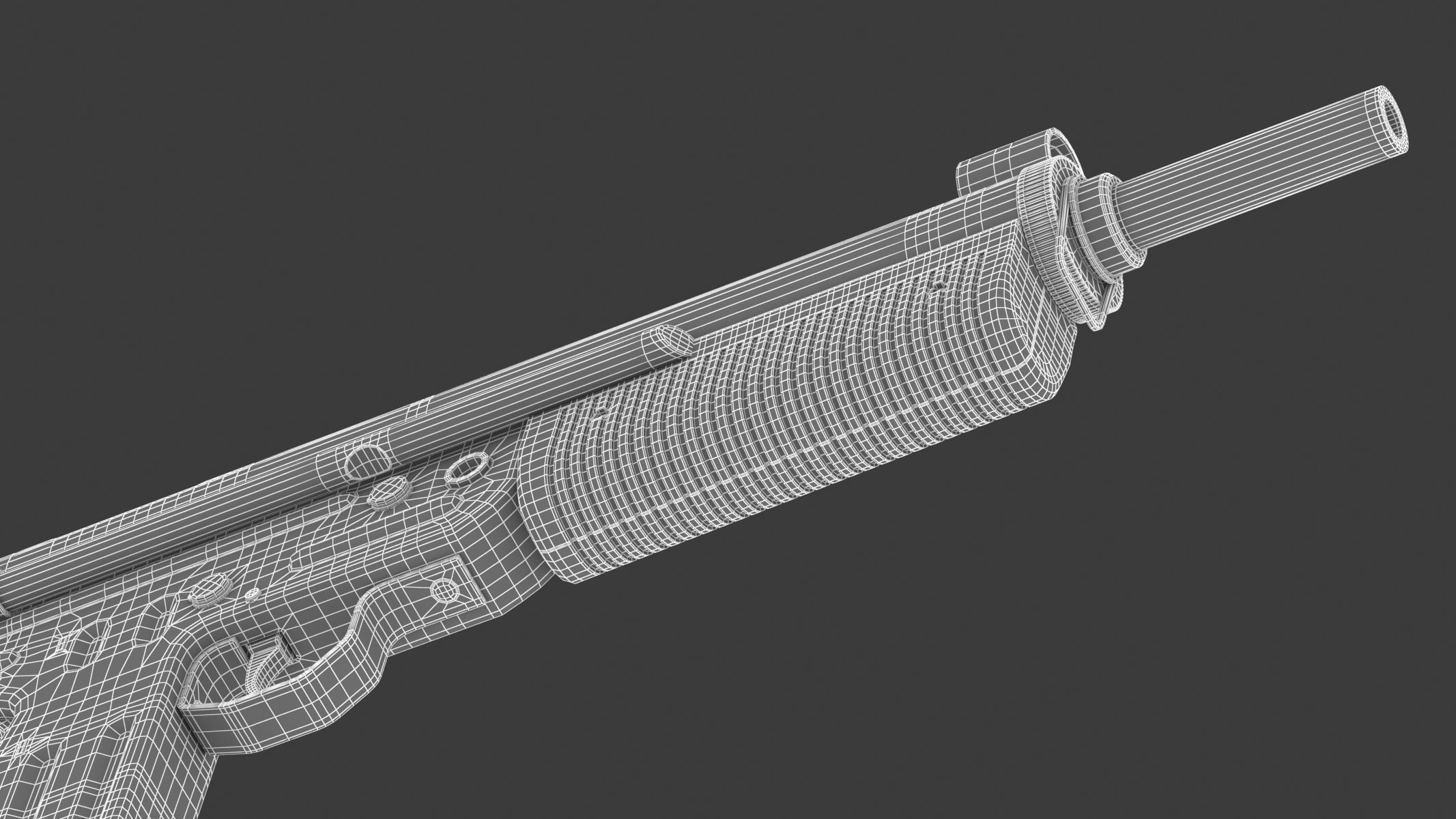 FMK-3 submachine gun 3D model_27