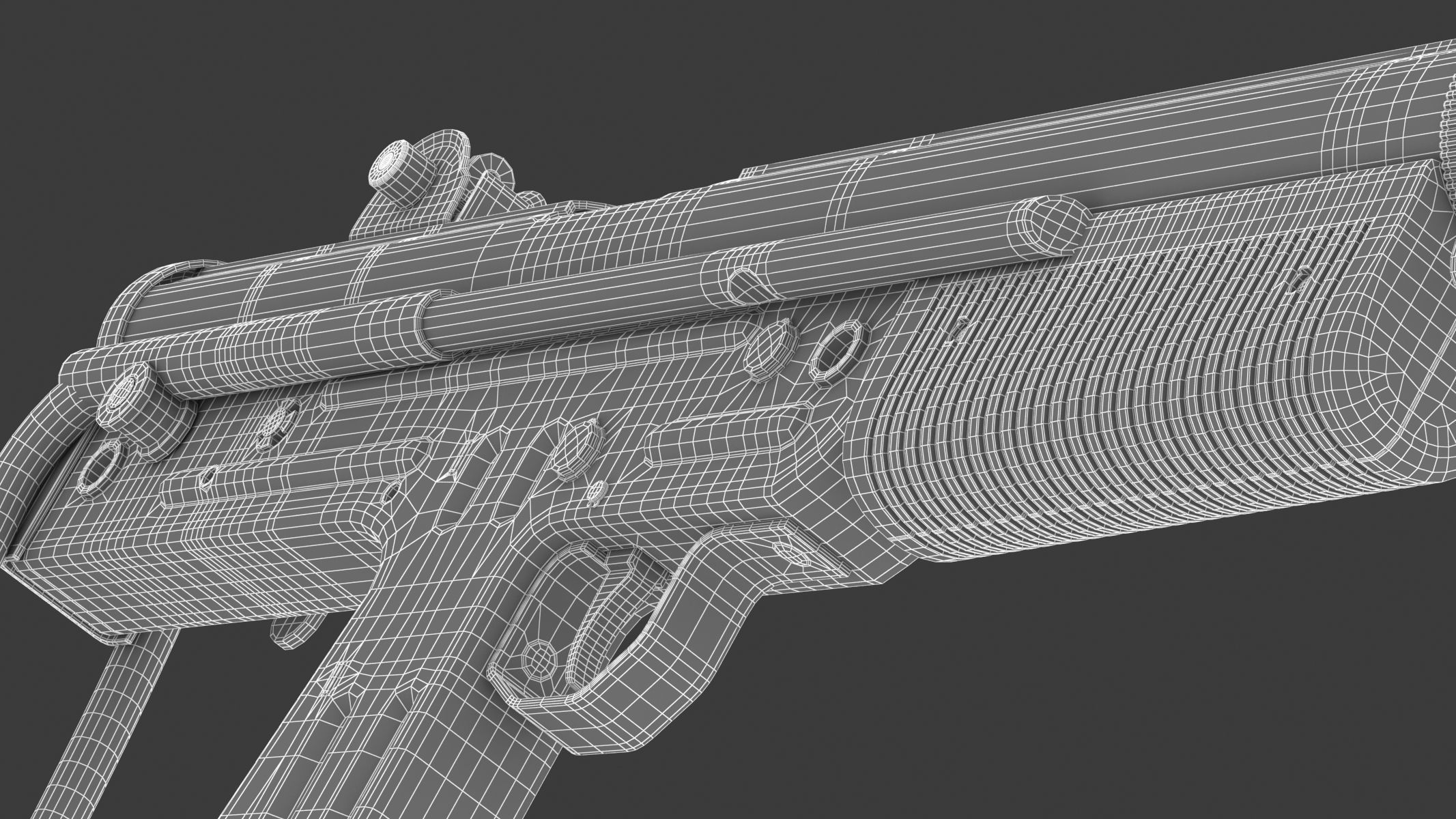 FMK-3 submachine gun 3D model_28