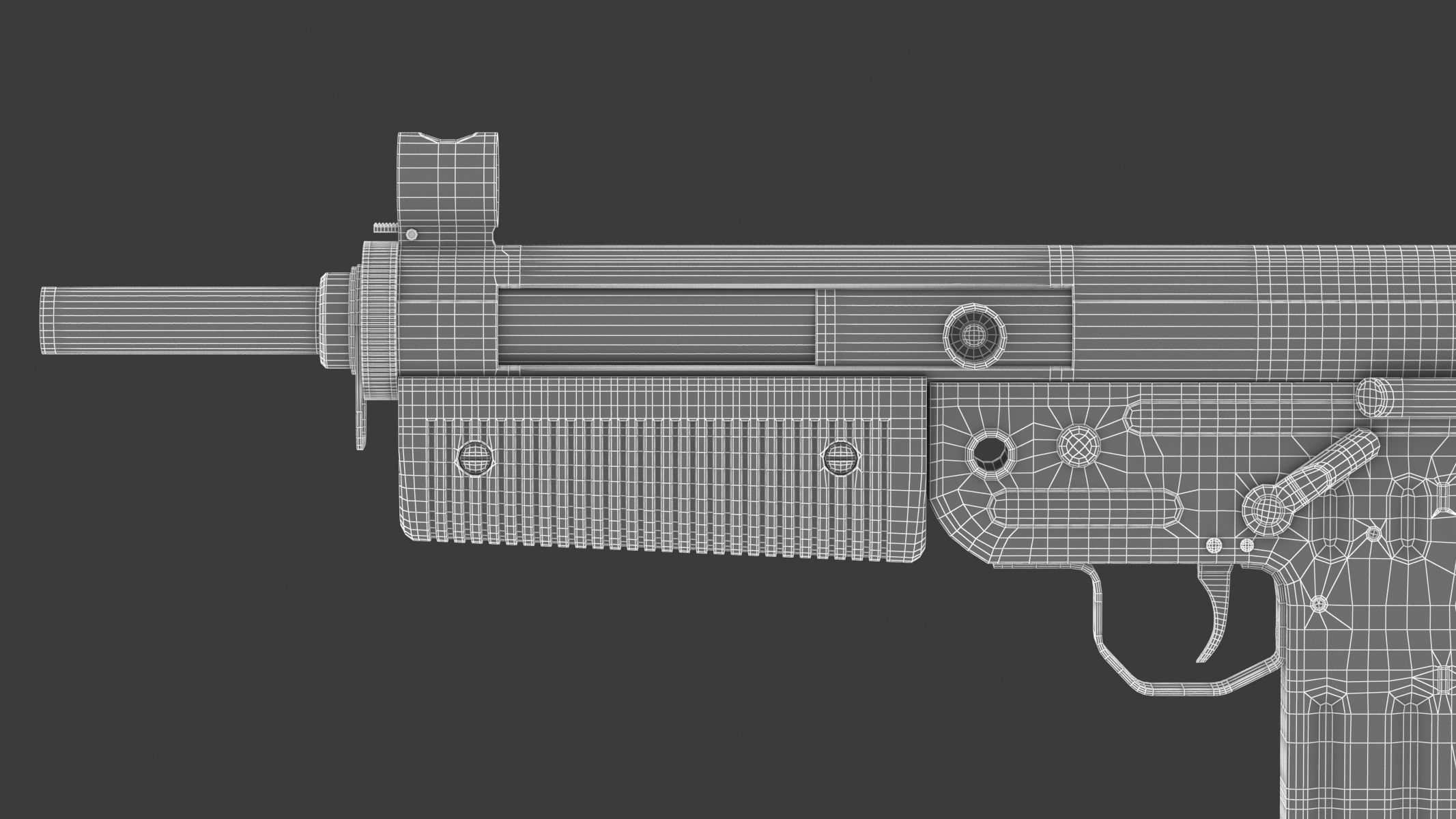 FMK-3 submachine gun 3D model_22
