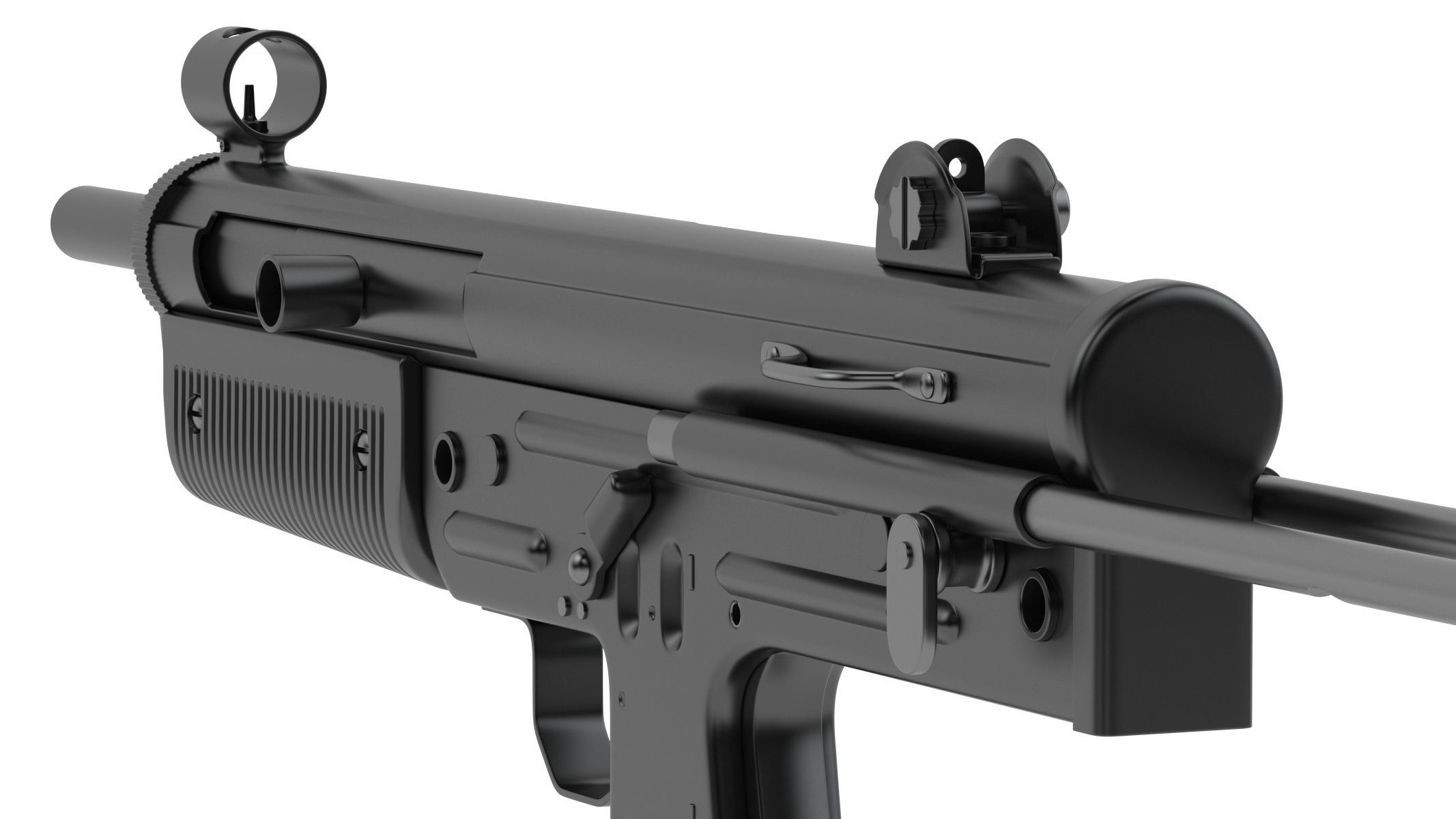 FMK-3 submachine gun 3D model_6