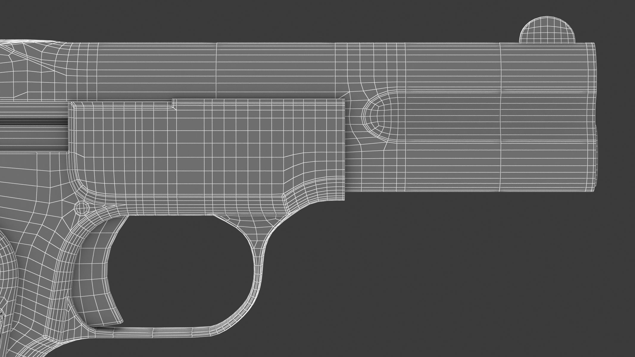 FN M1900 Pistol 3D model_20