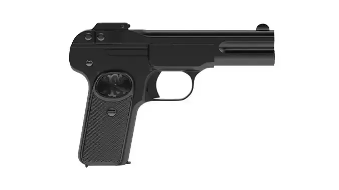 FN M1900 Pistol 3D model FN M1900 Pistol 3D model