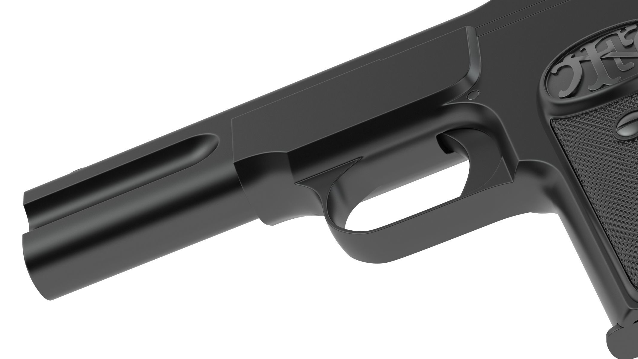 FN M1900 Pistol 3D model_10