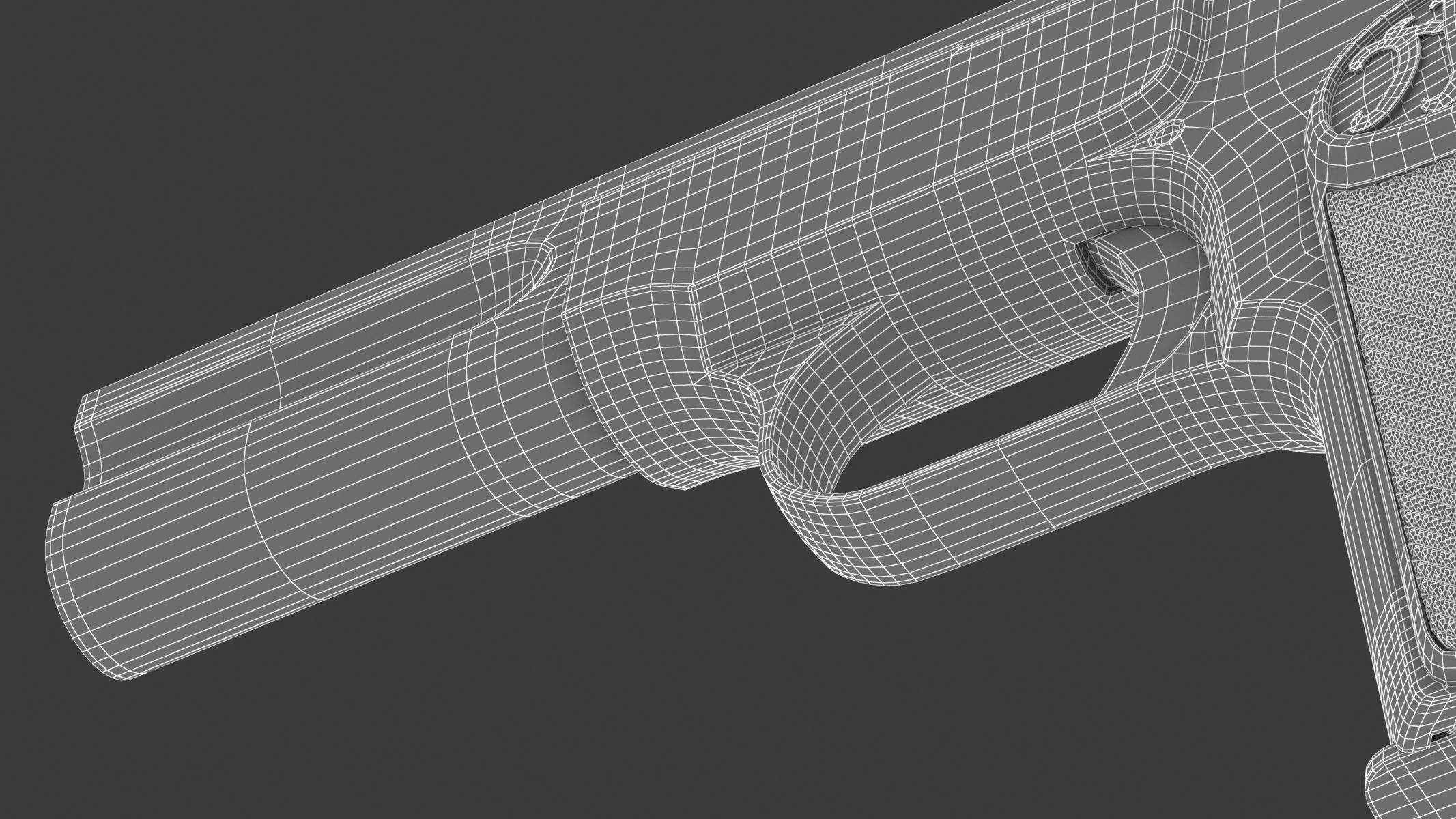 FN M1900 Pistol 3D model_25