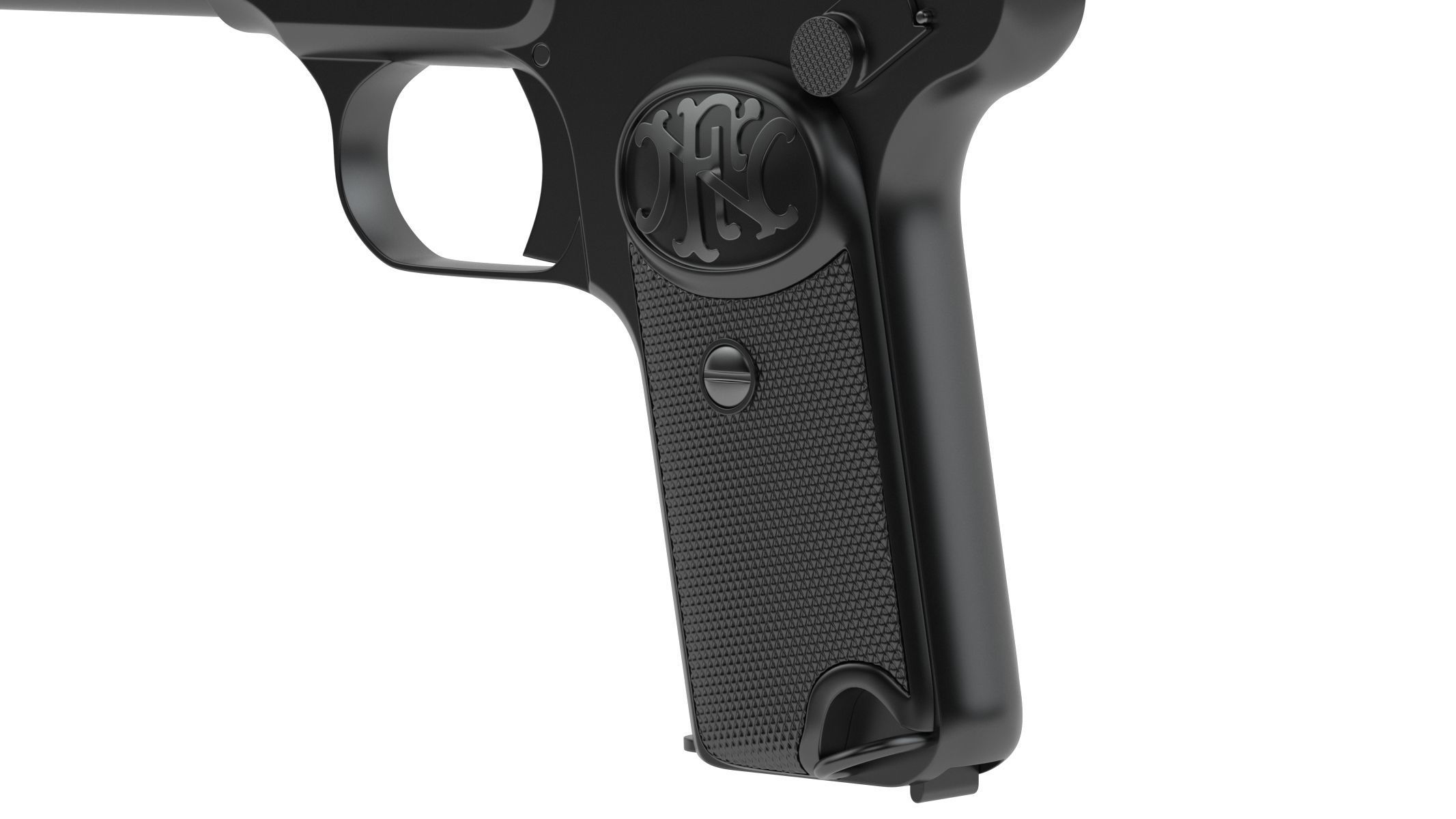 FN M1900 Pistol 3D model_7