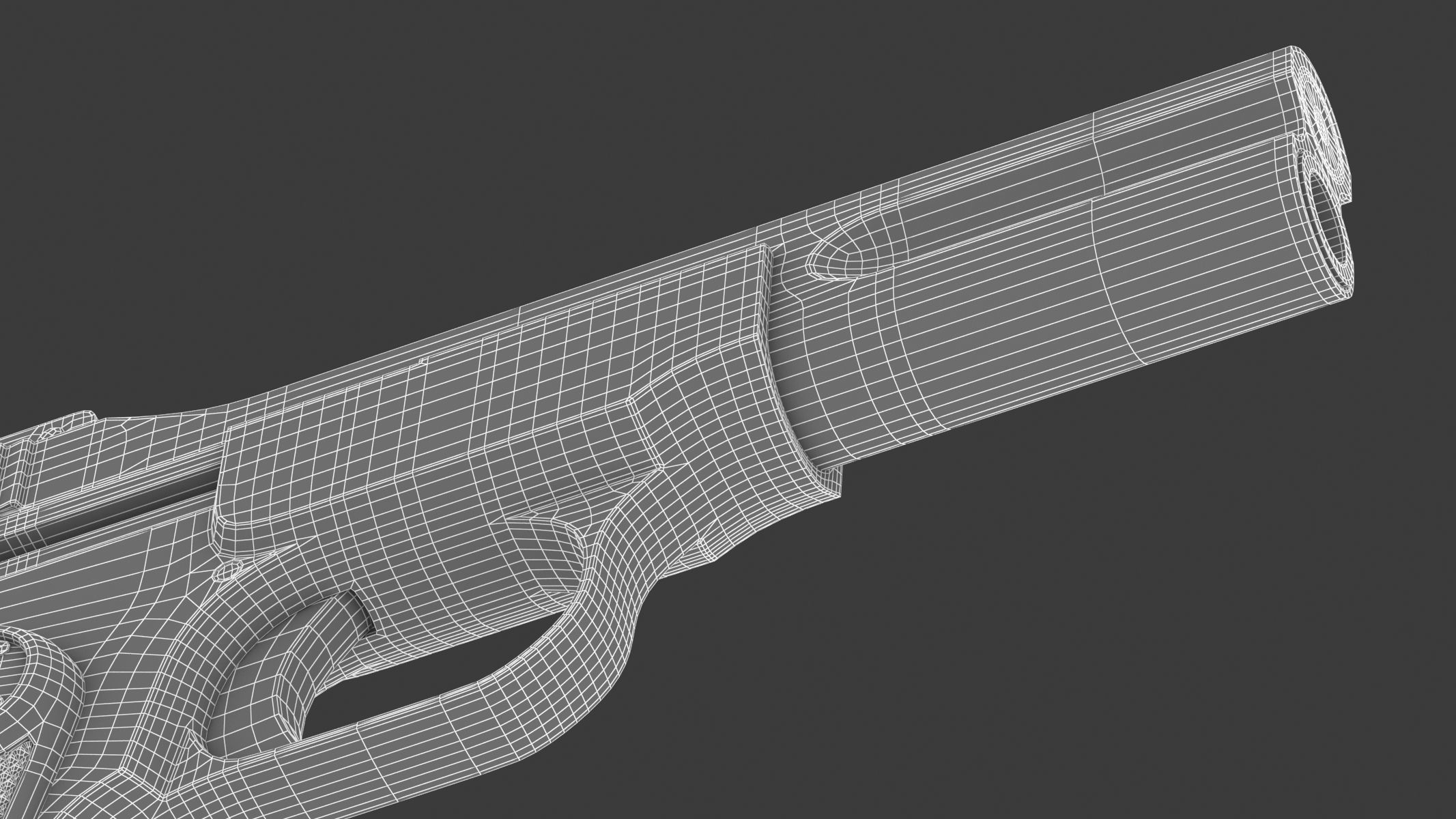 FN M1900 Pistol 3D model_27