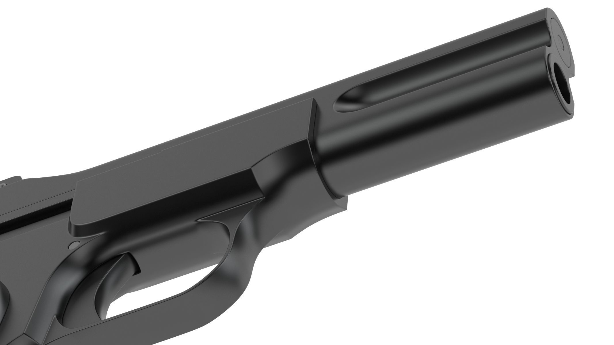 FN M1900 Pistol 3D model_12