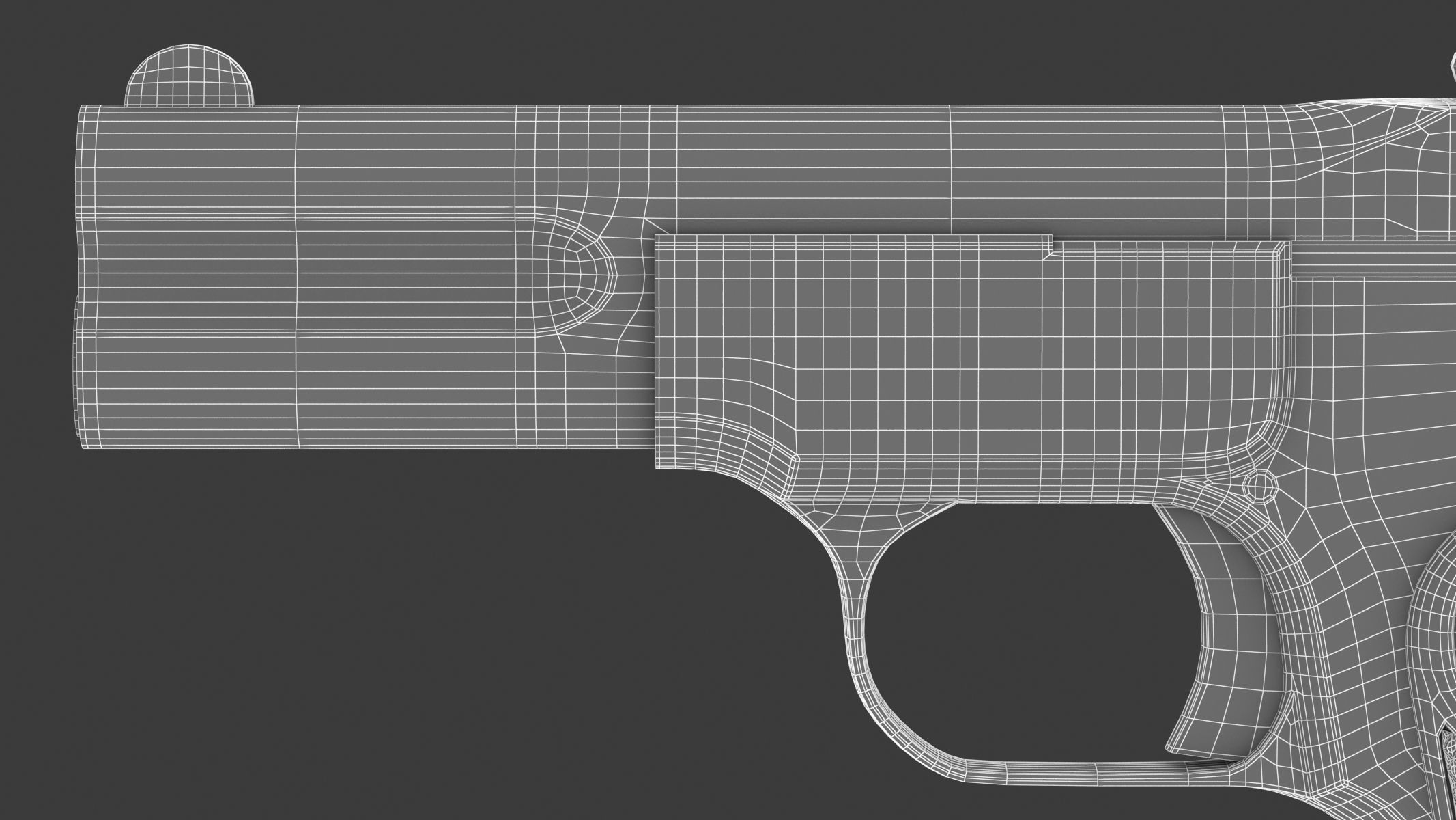 FN M1900 Pistol 3D model_23