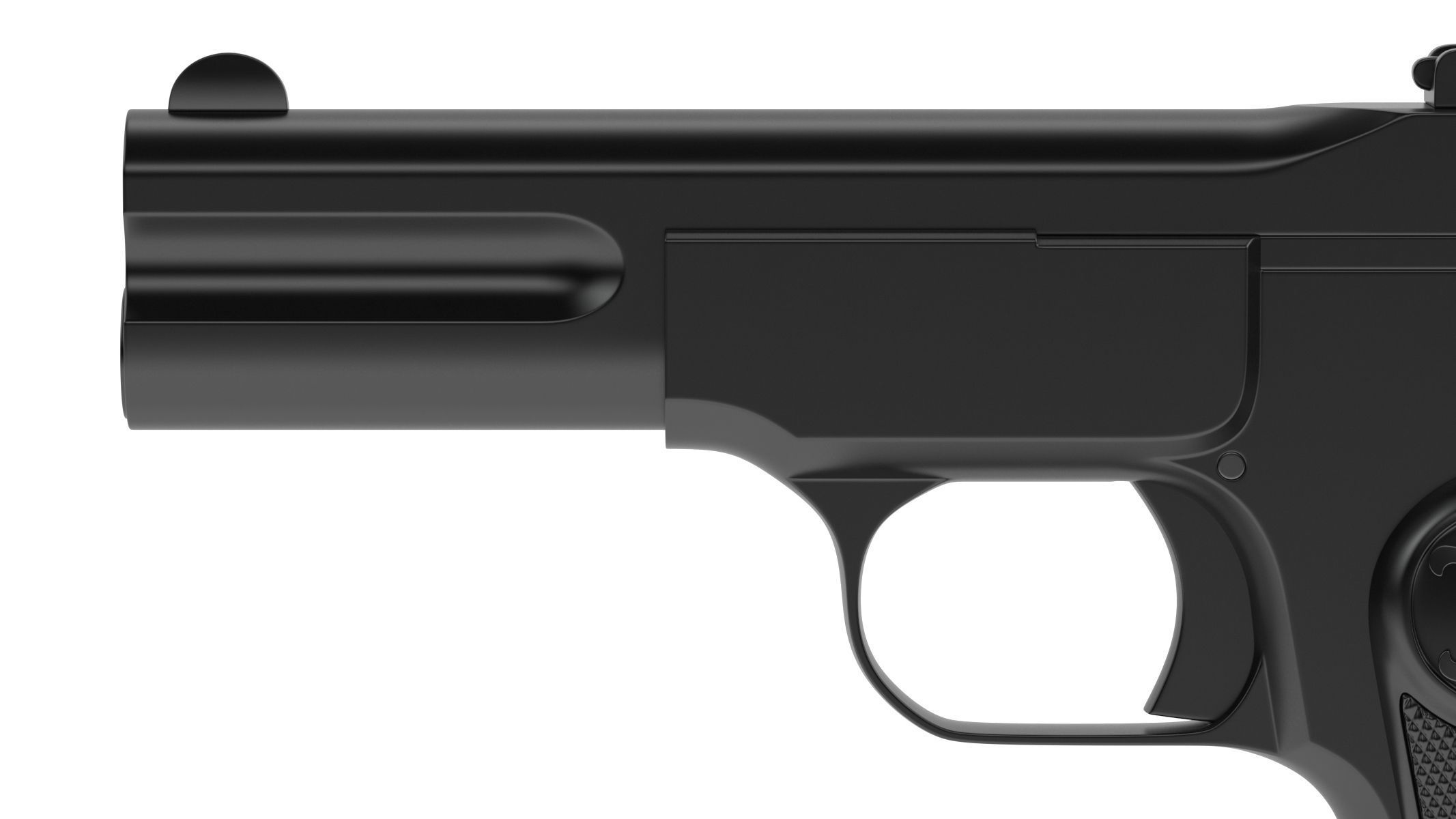 FN M1900 Pistol 3D model_8