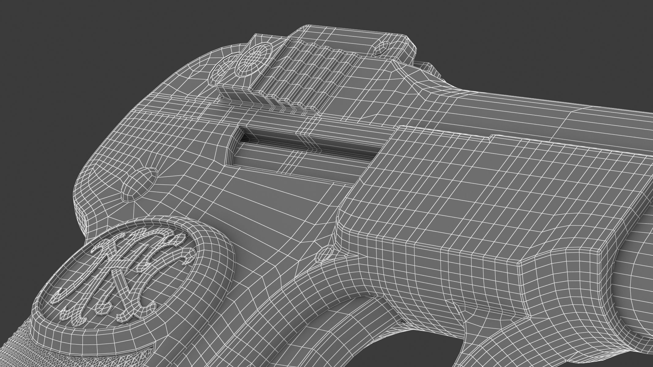 FN M1900 Pistol 3D model_28