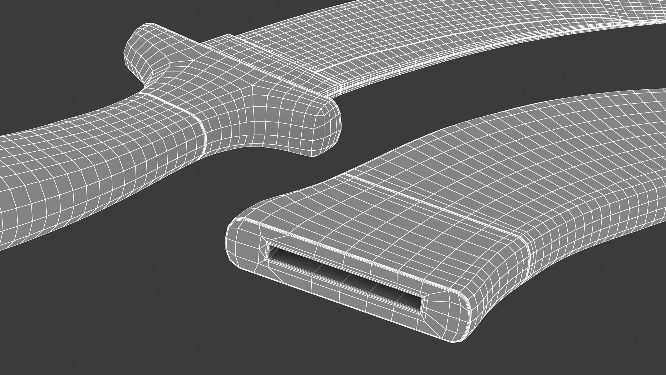 Kirpan Sword Low-poly 3D model_17