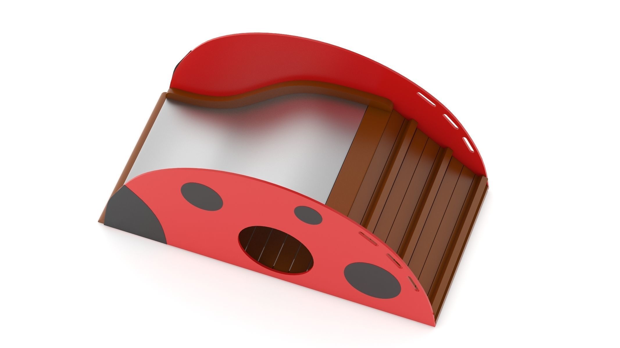 Lappset Ladybird Playhouse 3D model_1