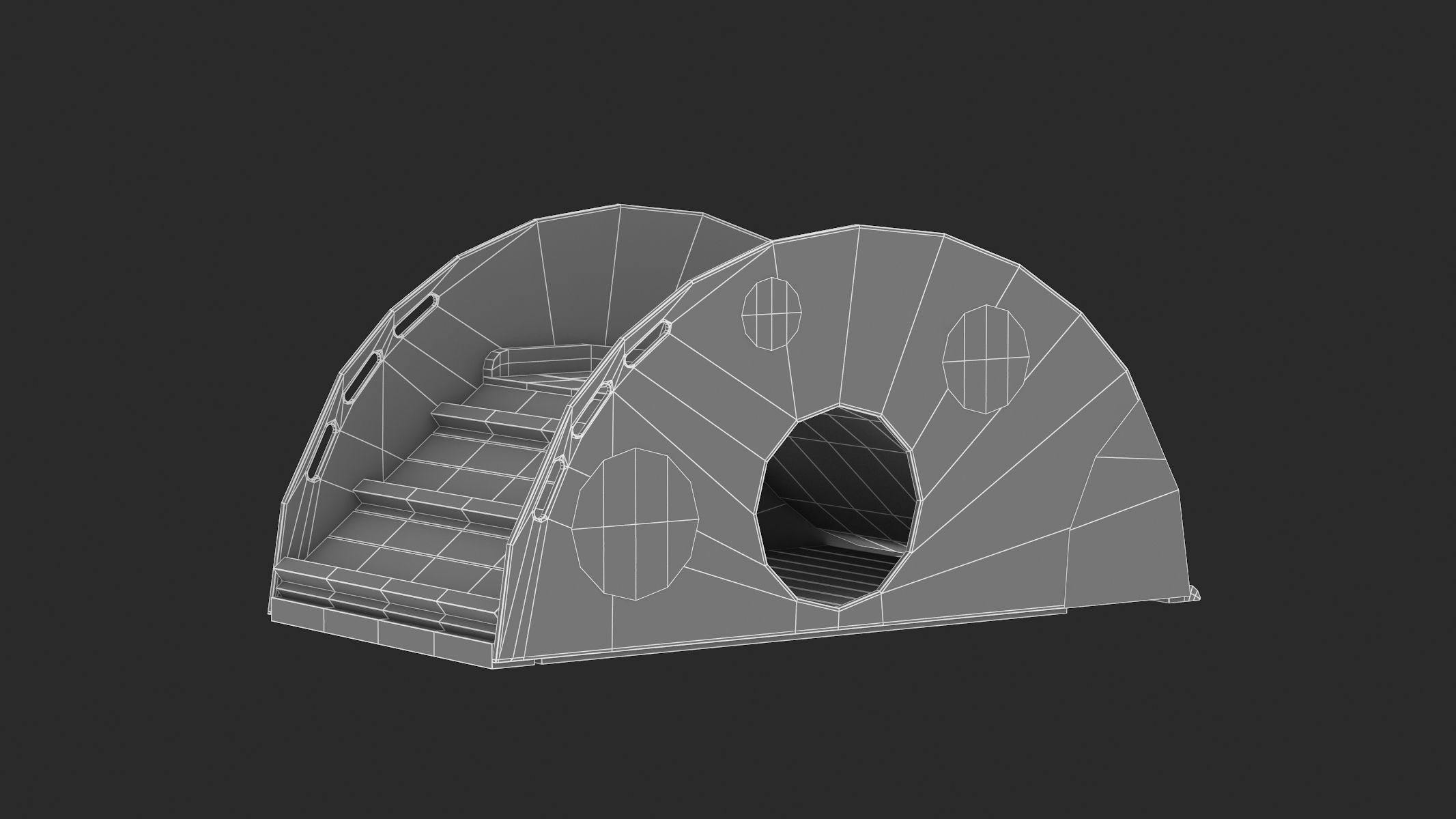 Lappset Ladybird Playhouse 3D model_5