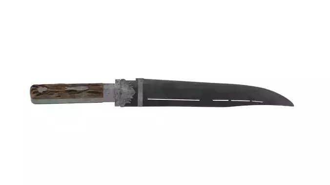 Malappuram Kathi Dagger Low-poly 3D model