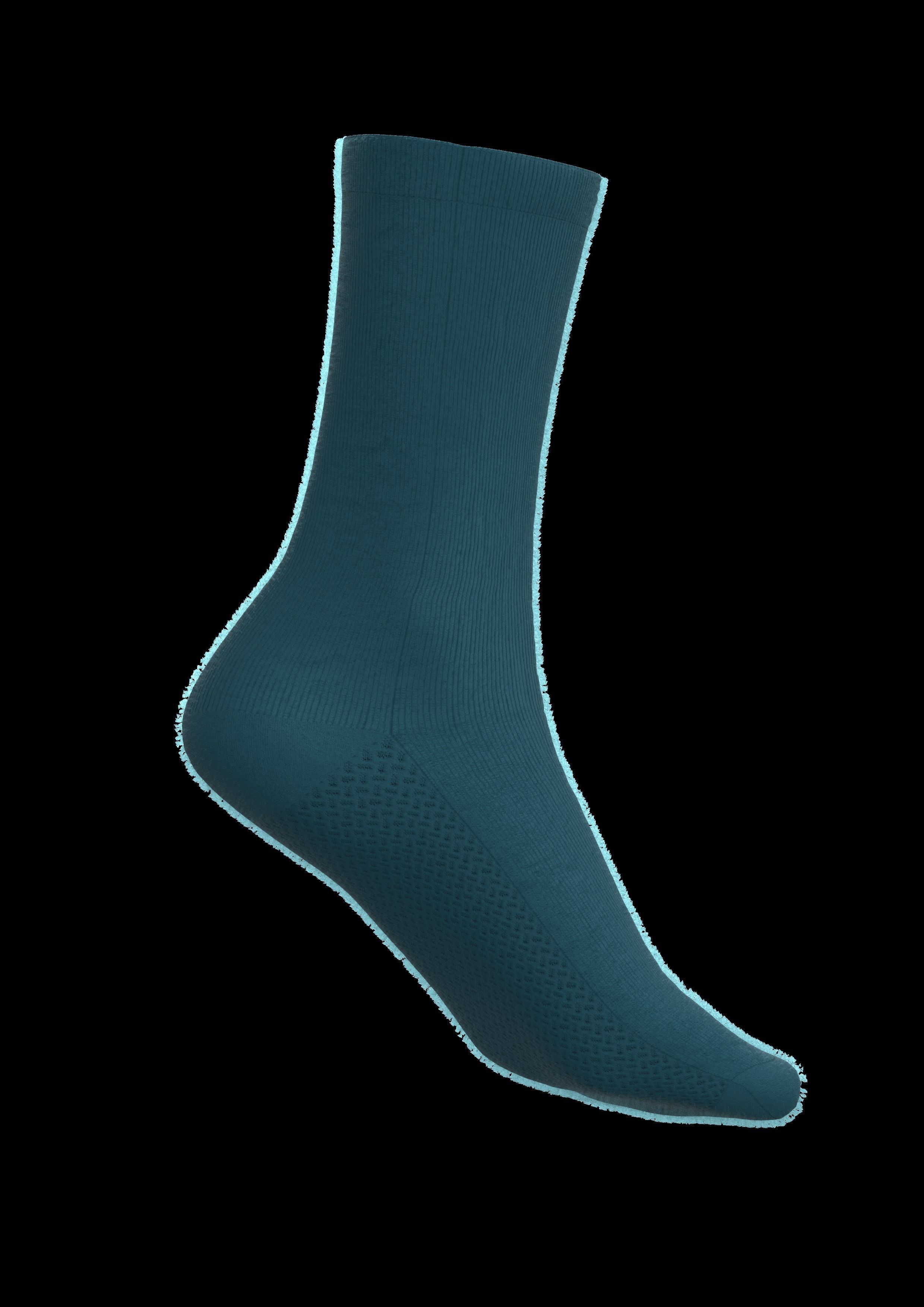 realistic socks 3d model with sewing pattern  3D model_5