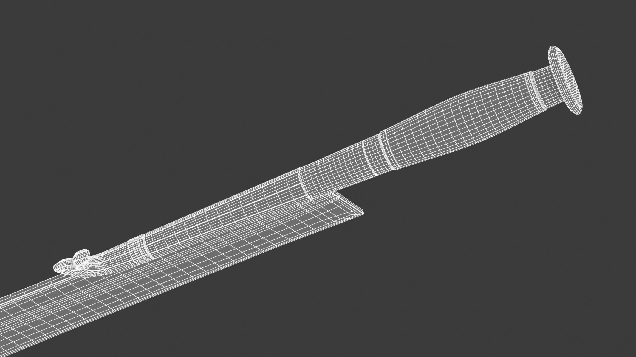 Ram dao Low-poly 3D model_19