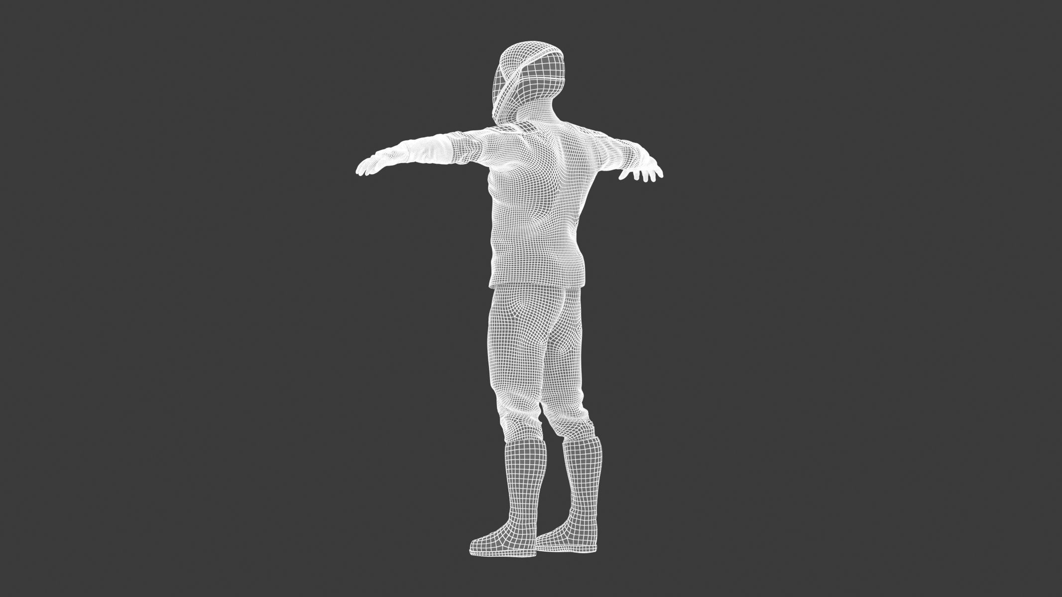 Spacesuit SpaceX Dragon Starman 2 Low-poly 3D model_25