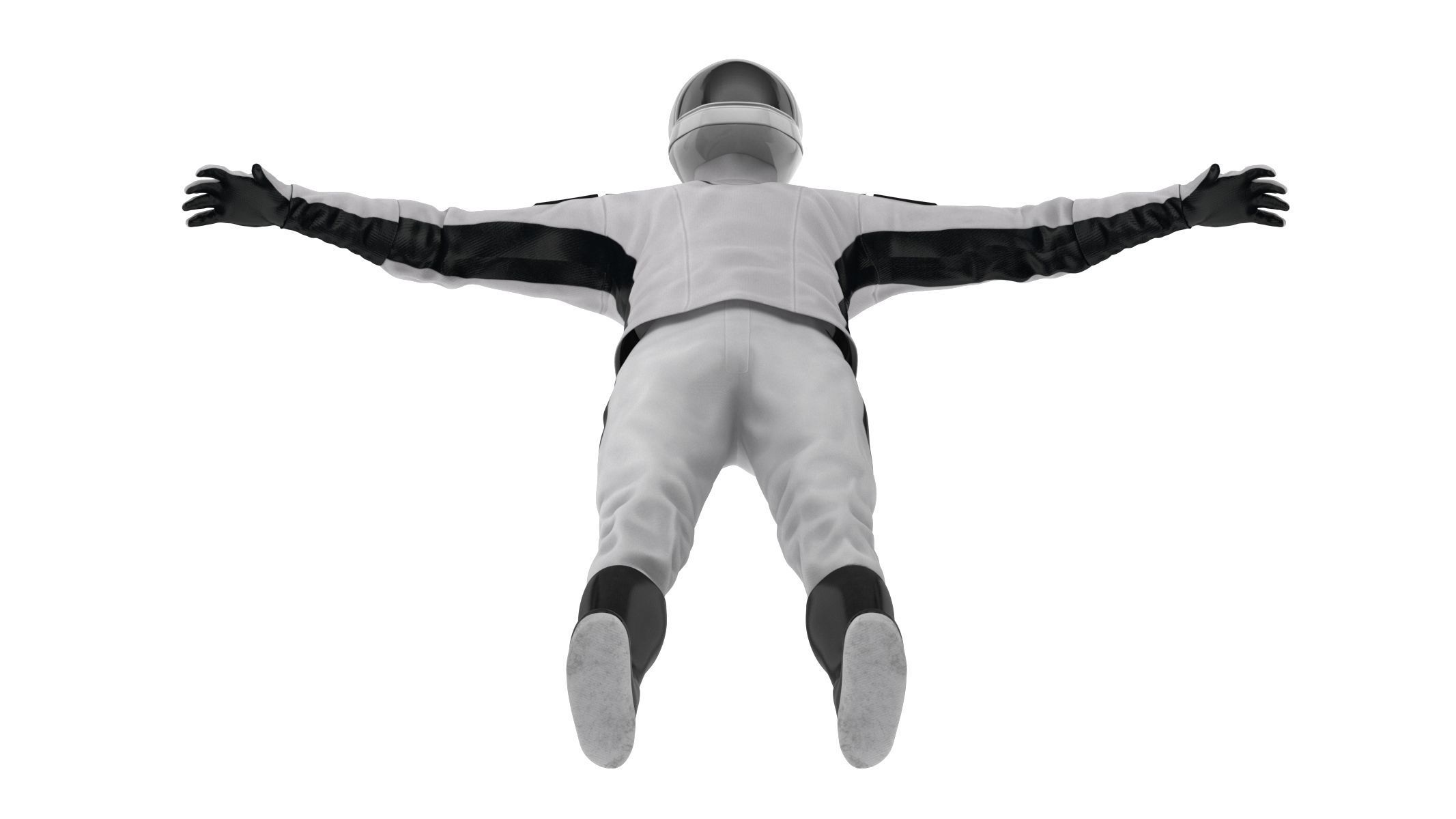 Spacesuit SpaceX Dragon Starman 2 Low-poly 3D model_9