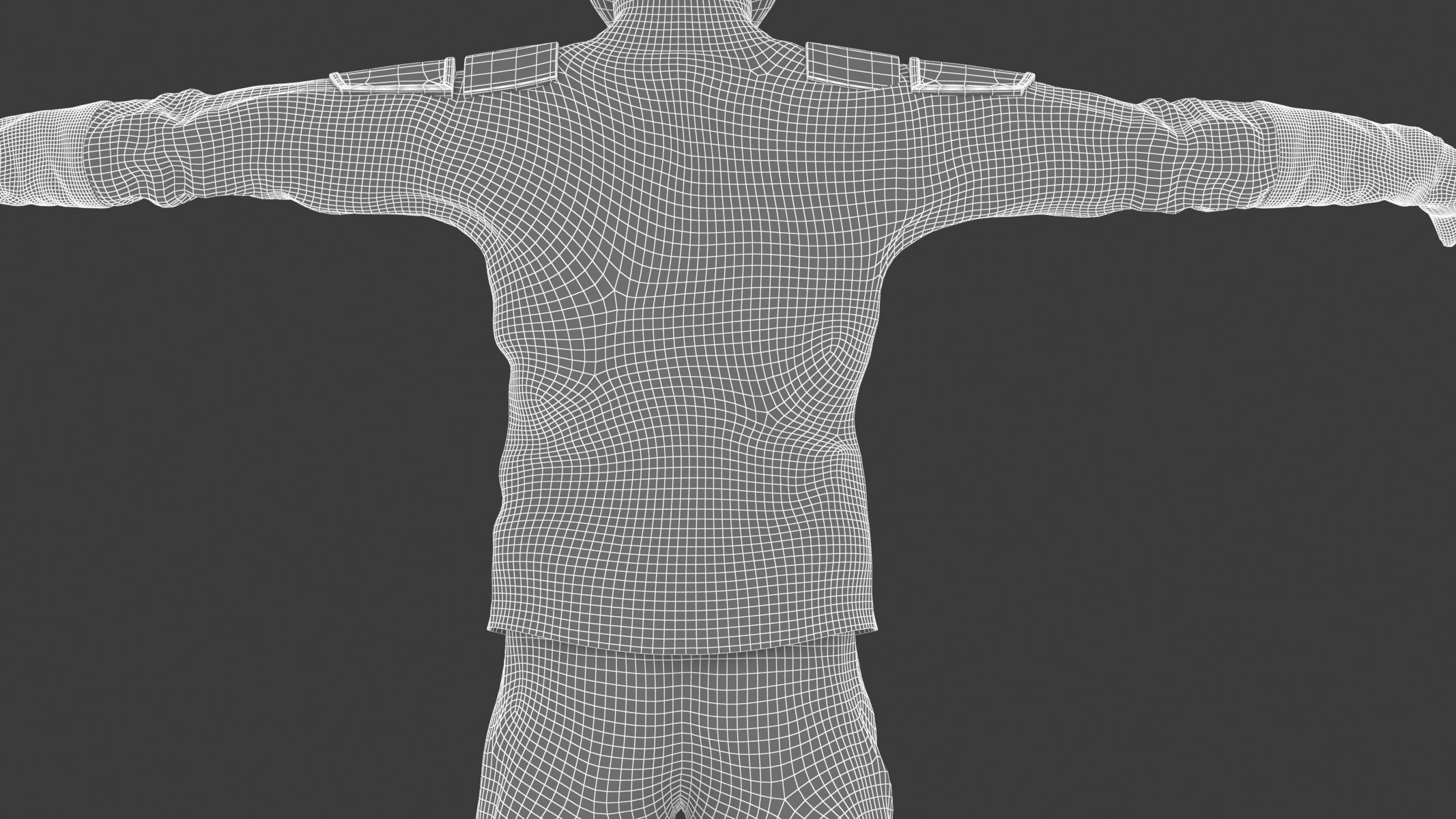 Spacesuit SpaceX Dragon Starman 2 Low-poly 3D model_34