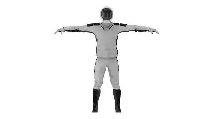 Spacesuit SpaceX Dragon Starman 2 Low-poly 3D model
