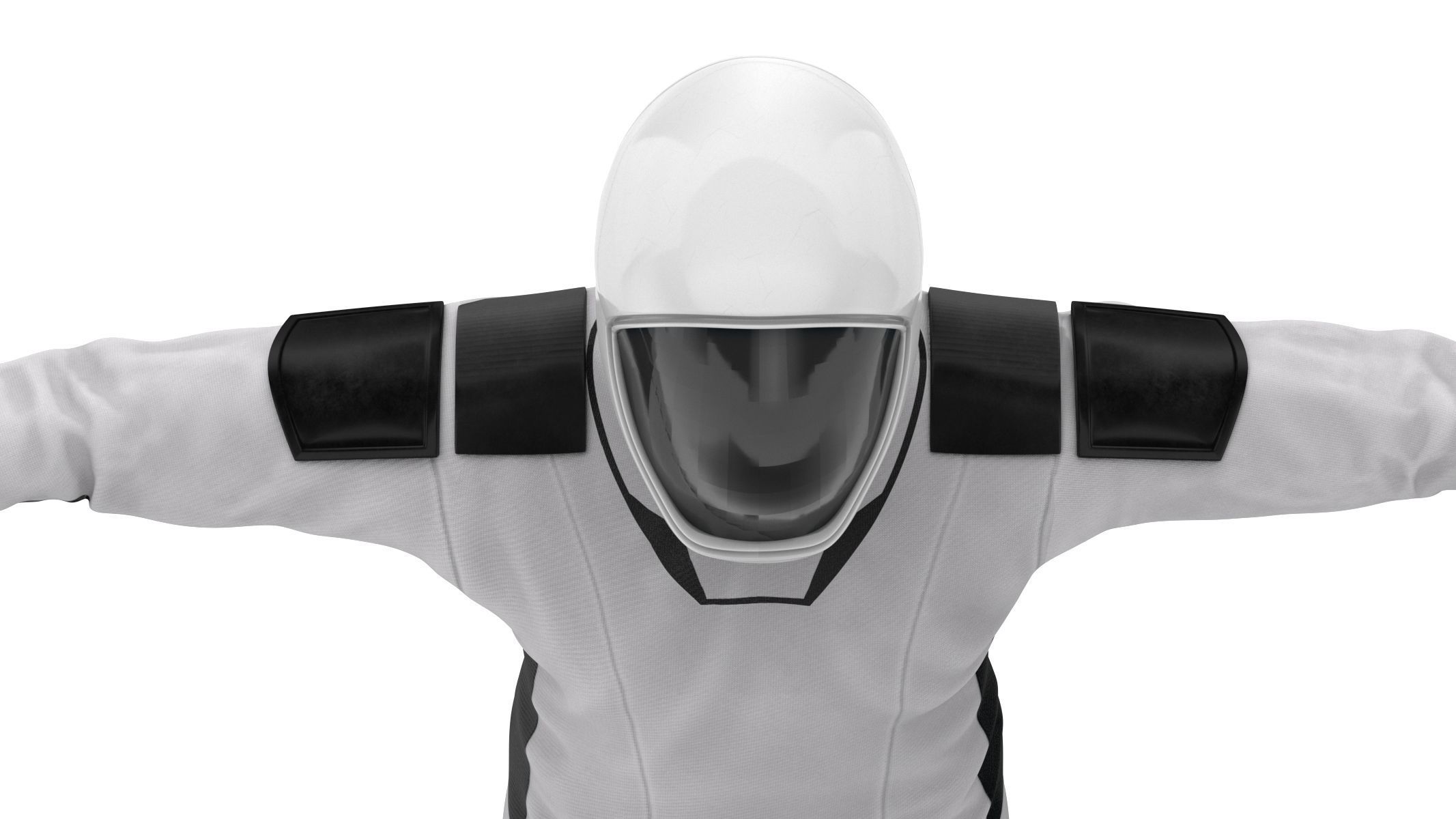 Spacesuit SpaceX Dragon Starman 2 Low-poly 3D model_18