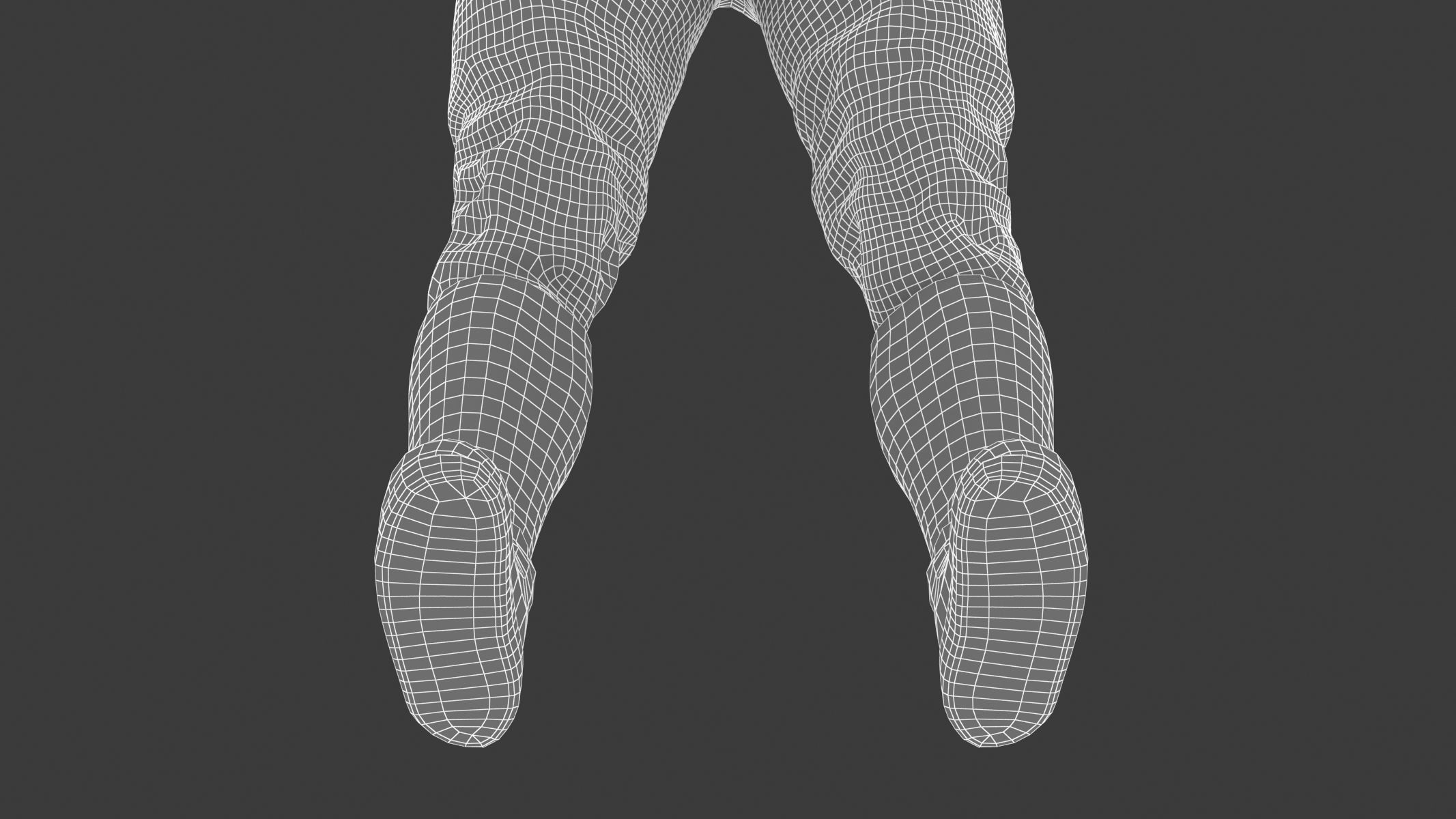 Spacesuit SpaceX Dragon Starman 2 Low-poly 3D model_39