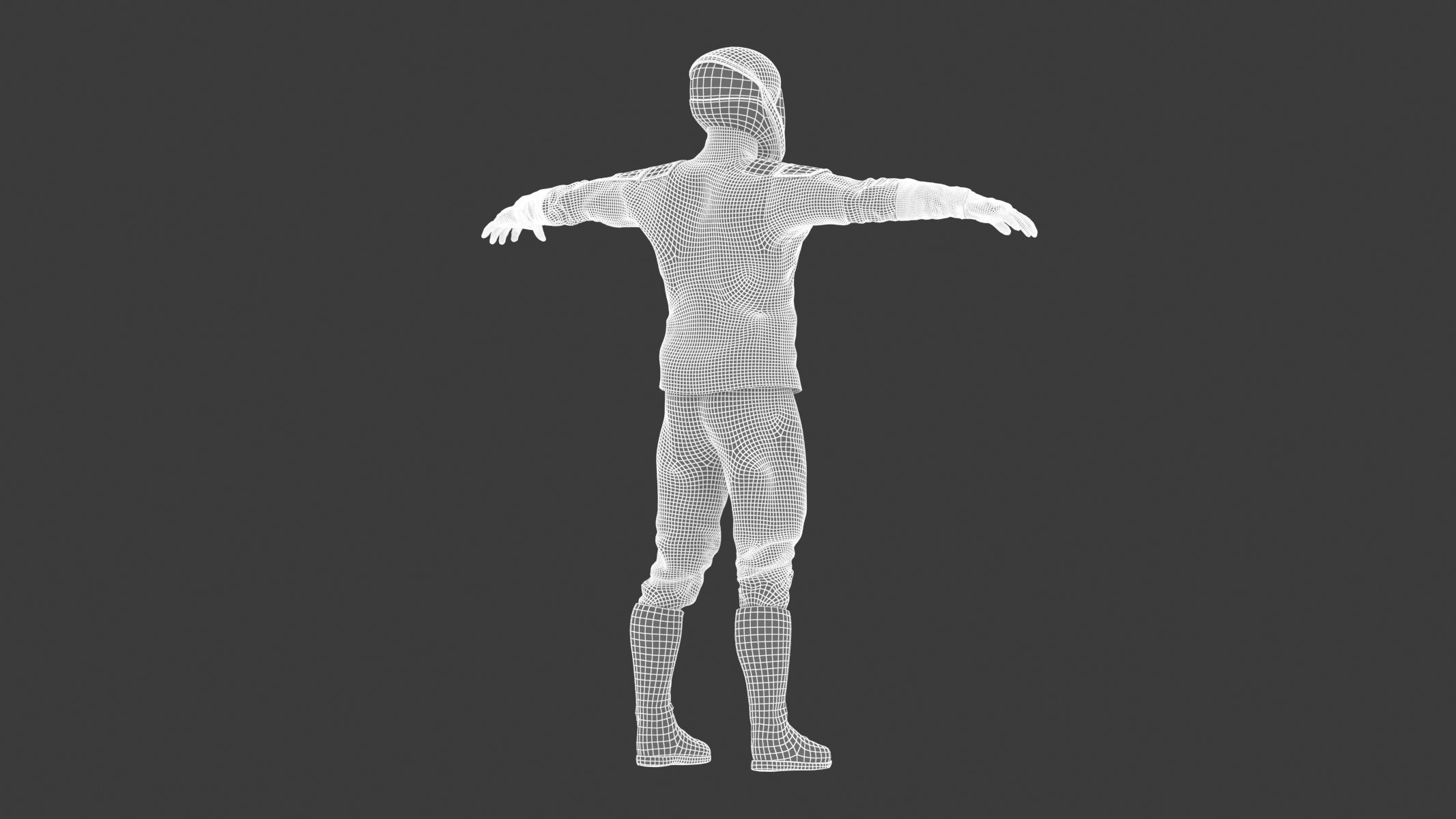 Spacesuit SpaceX Dragon Starman 2 Low-poly 3D model_23