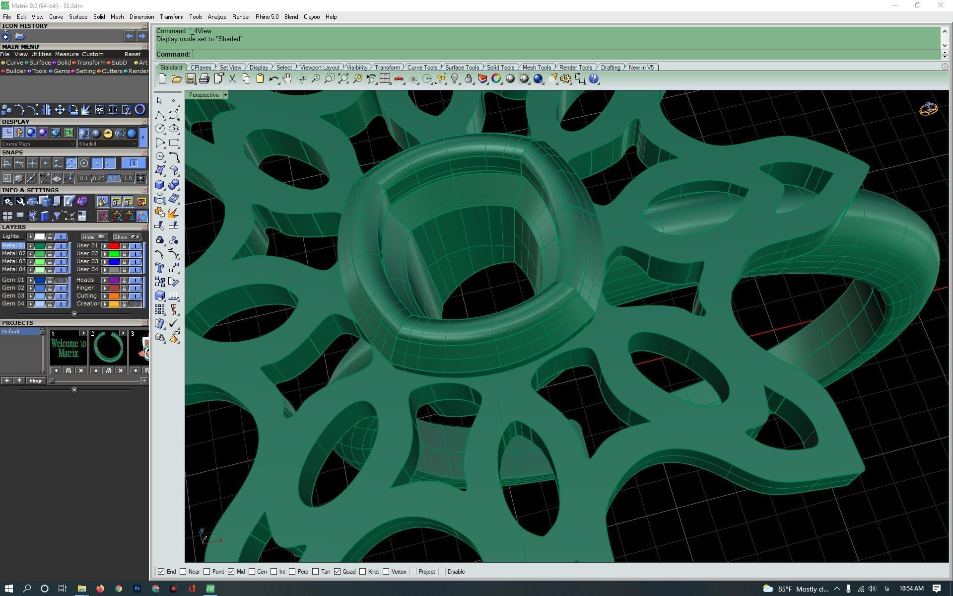 3d-model flower ring 3D print model_13