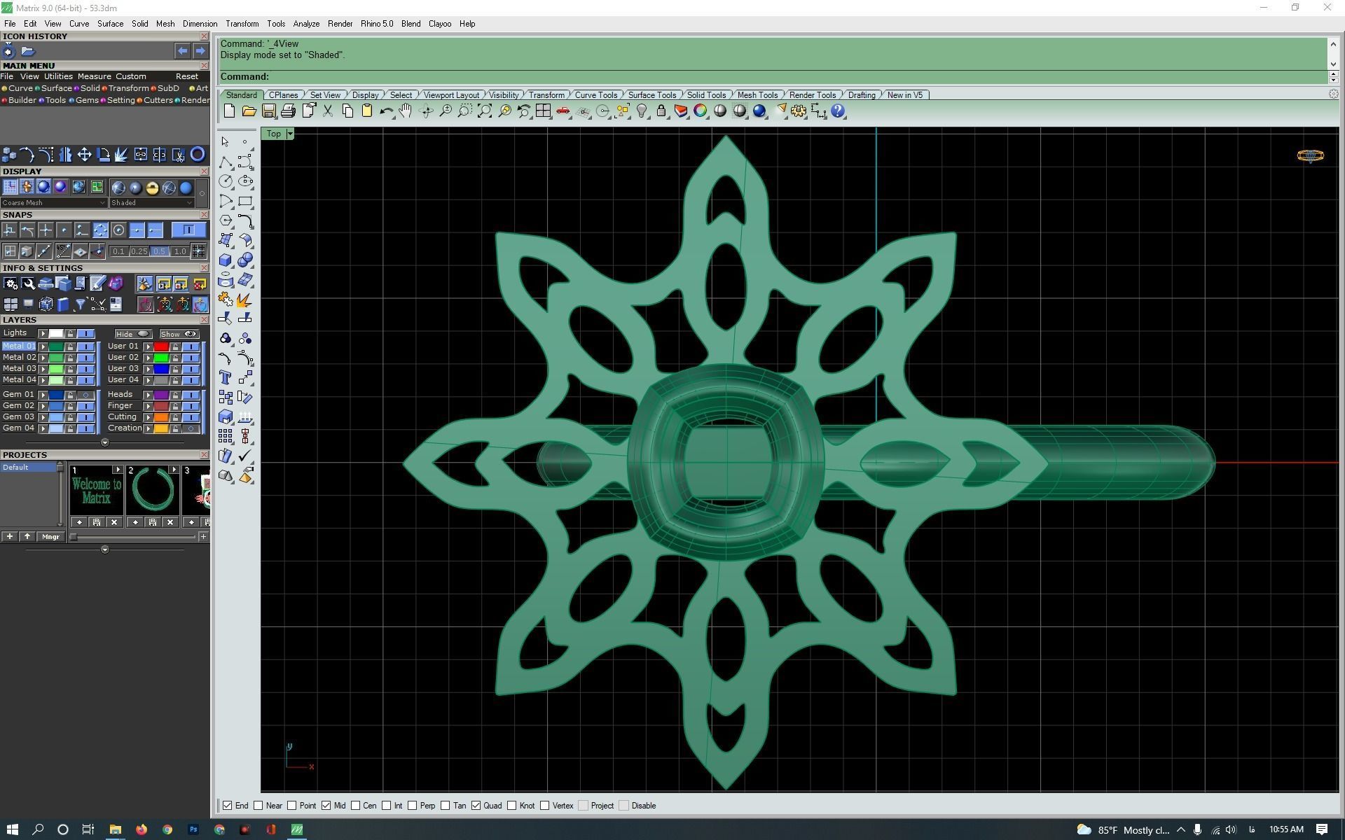 3d-model flower ring 3D print model_15