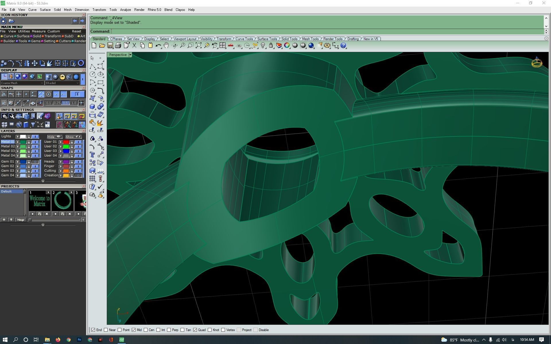 3d-model flower ring 3D print model_14