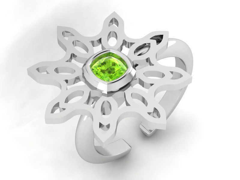 3d-model flower ring 3D print model_11