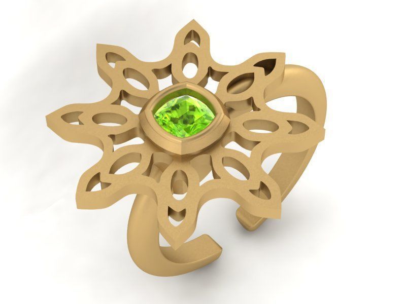 3d-model flower ring 3D print model_10
