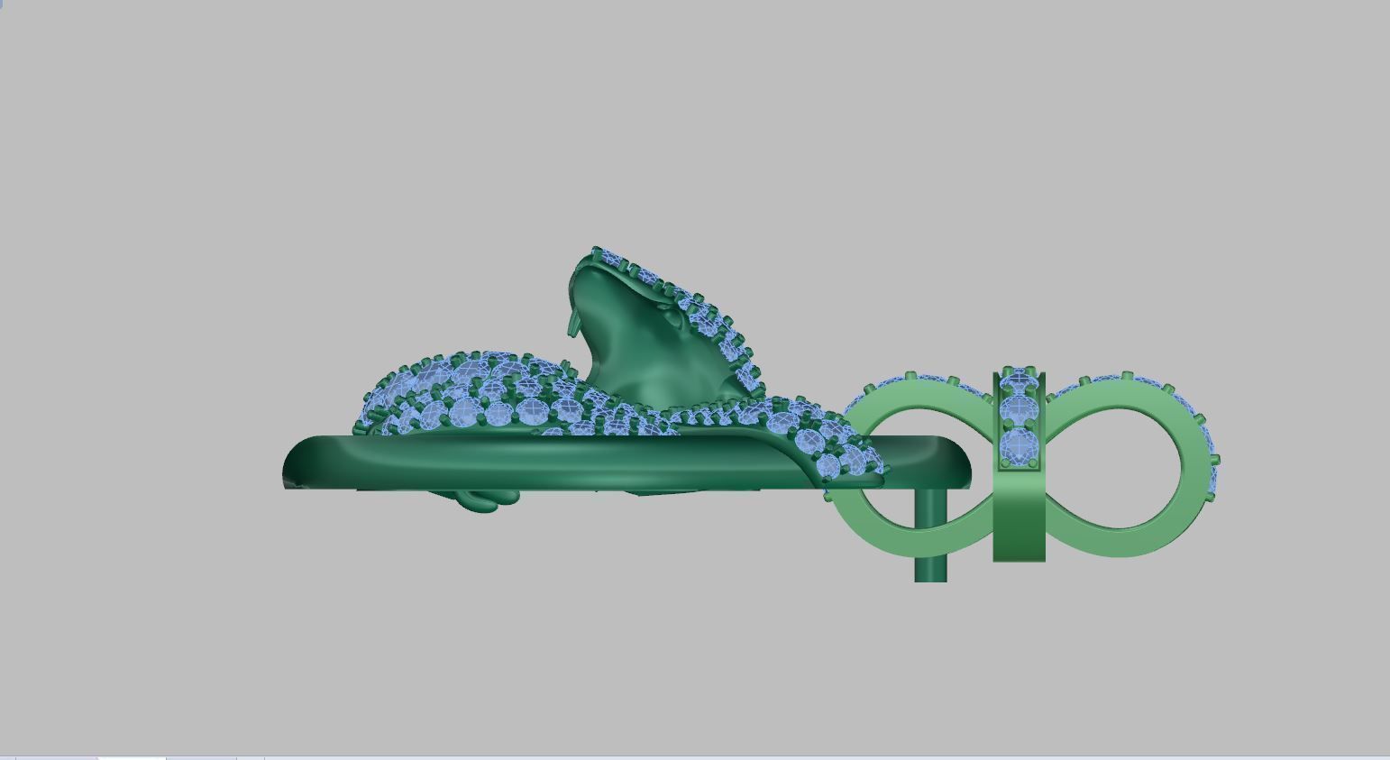 pendant diamond 3D print model_2