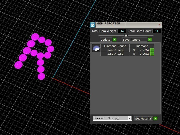 Letter Ring 3D print model_3