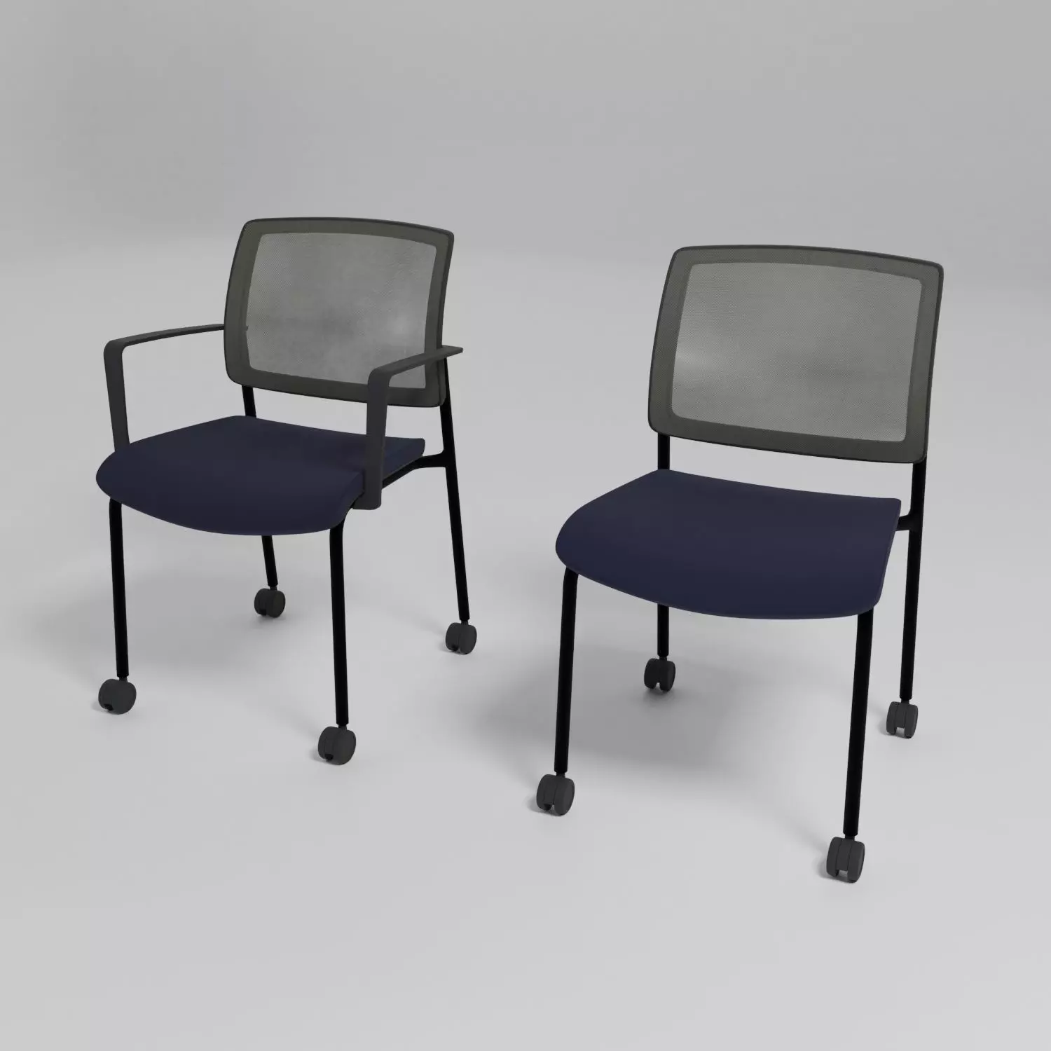 GAYA - Ergonomic chair with castors - Free 3D model