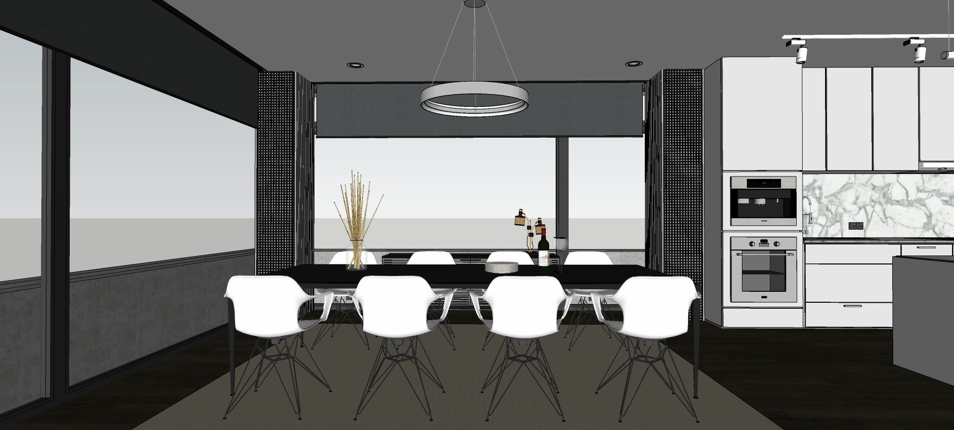 Modern living - B4 3D model_21