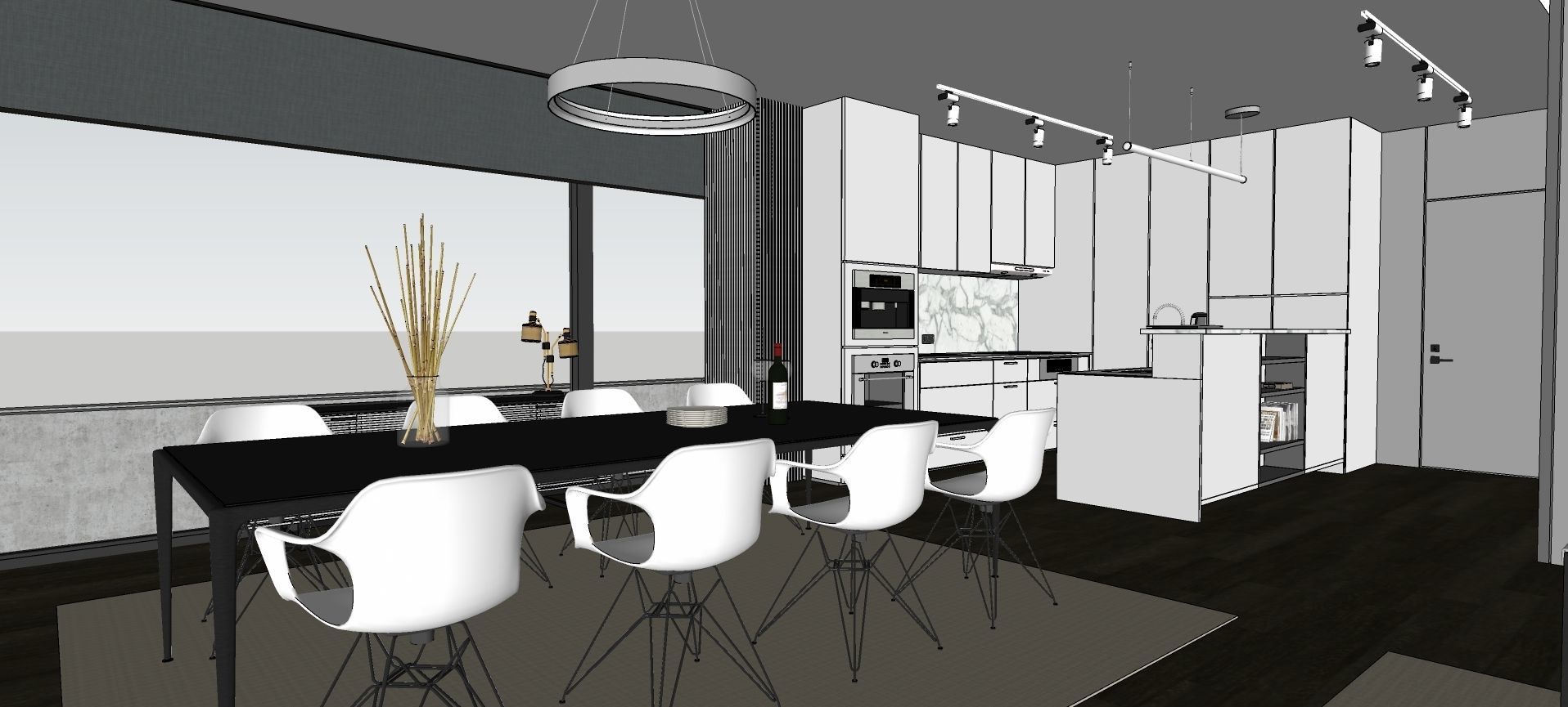 Modern living - B4 3D model_26