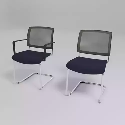 GAYA - Cantilever upholstered chair -