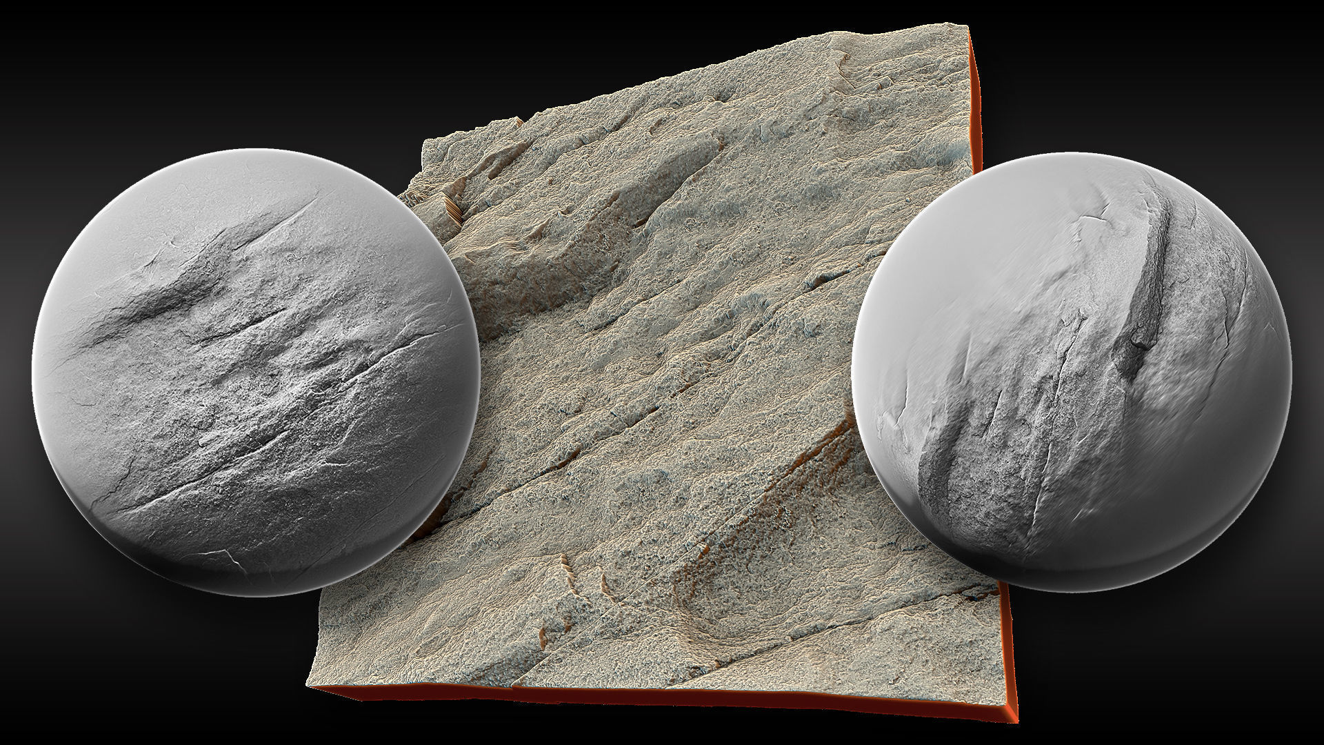 Ultra HQ Terrain Seamless Sculpt Zbrush brushes and Alphas Vol8 3D model_32